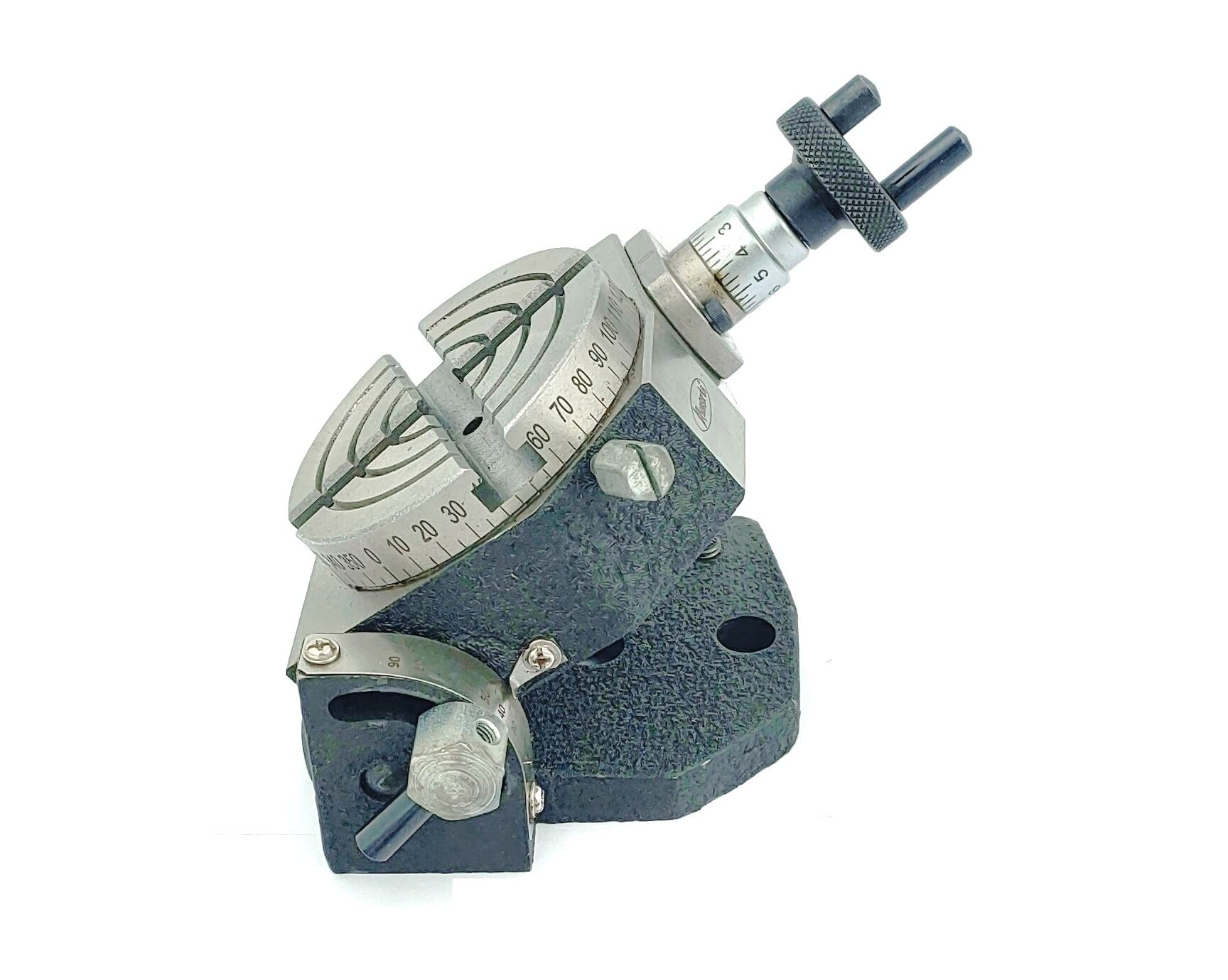 Stół obrotowy (3"/80 mm, adapter tulei zaciskowej ER 20 z zestawem zacisków M6)