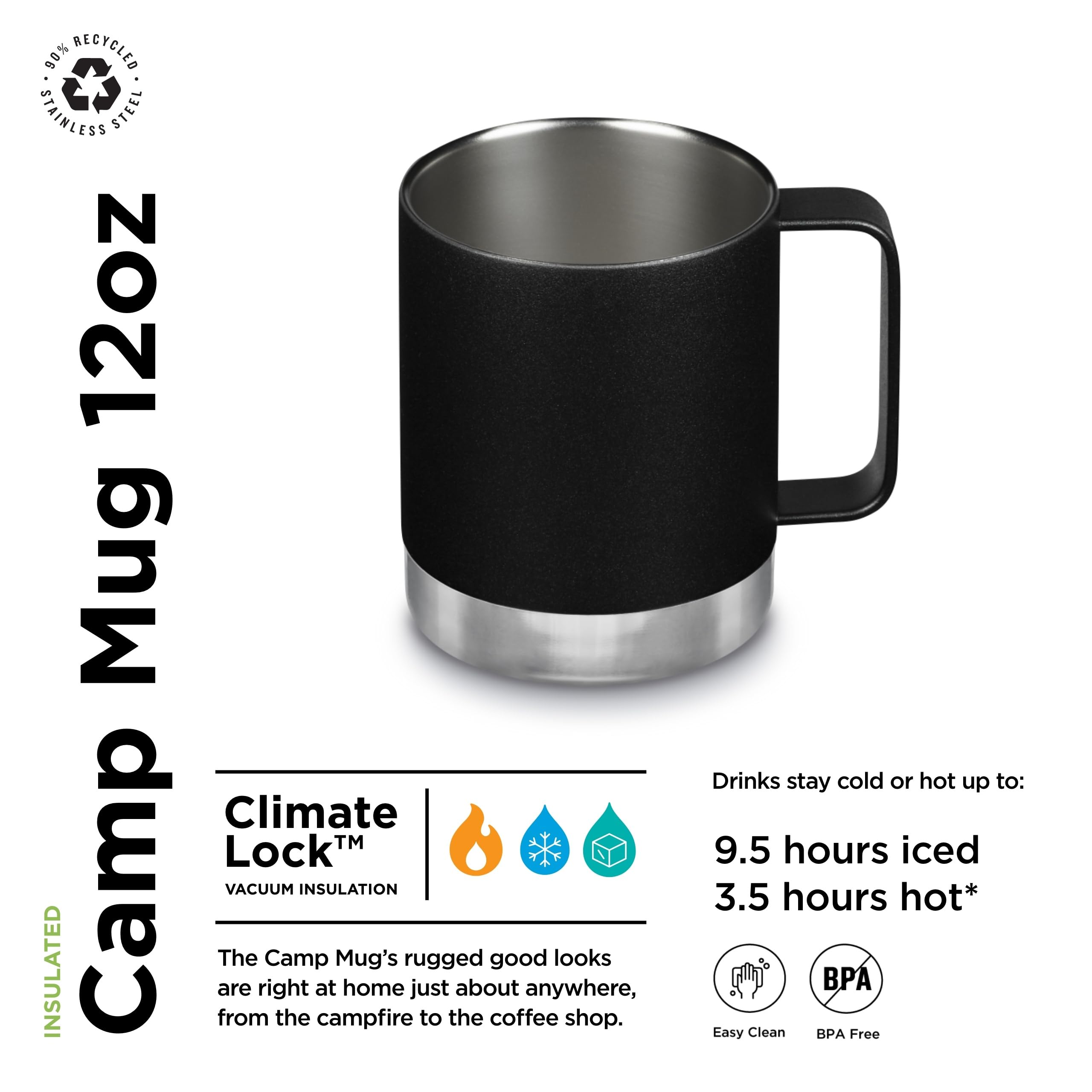 Amazon | クリーンカンティーン(Klean Kanteen) キャンプマグ 12oz
