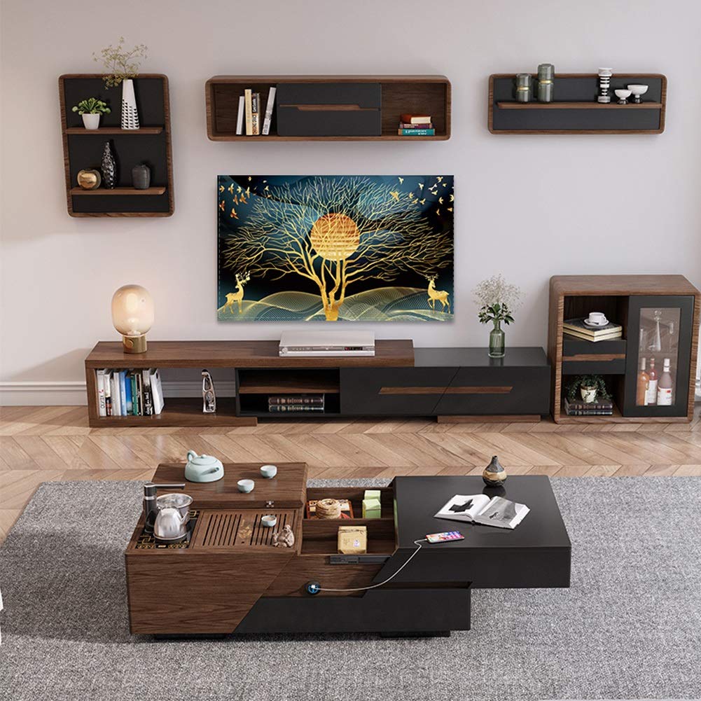 Housse De Protection Universelle Pour TV 32 à 80 Pouces - Anti-poussière, Antistatique - Impression Paysage - Pour Salon, Chambre