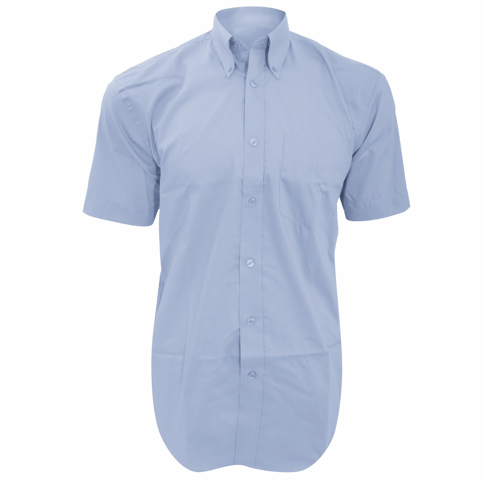 Kustom Kit - Men's Short-Sleeved Shirt - Blue - Large