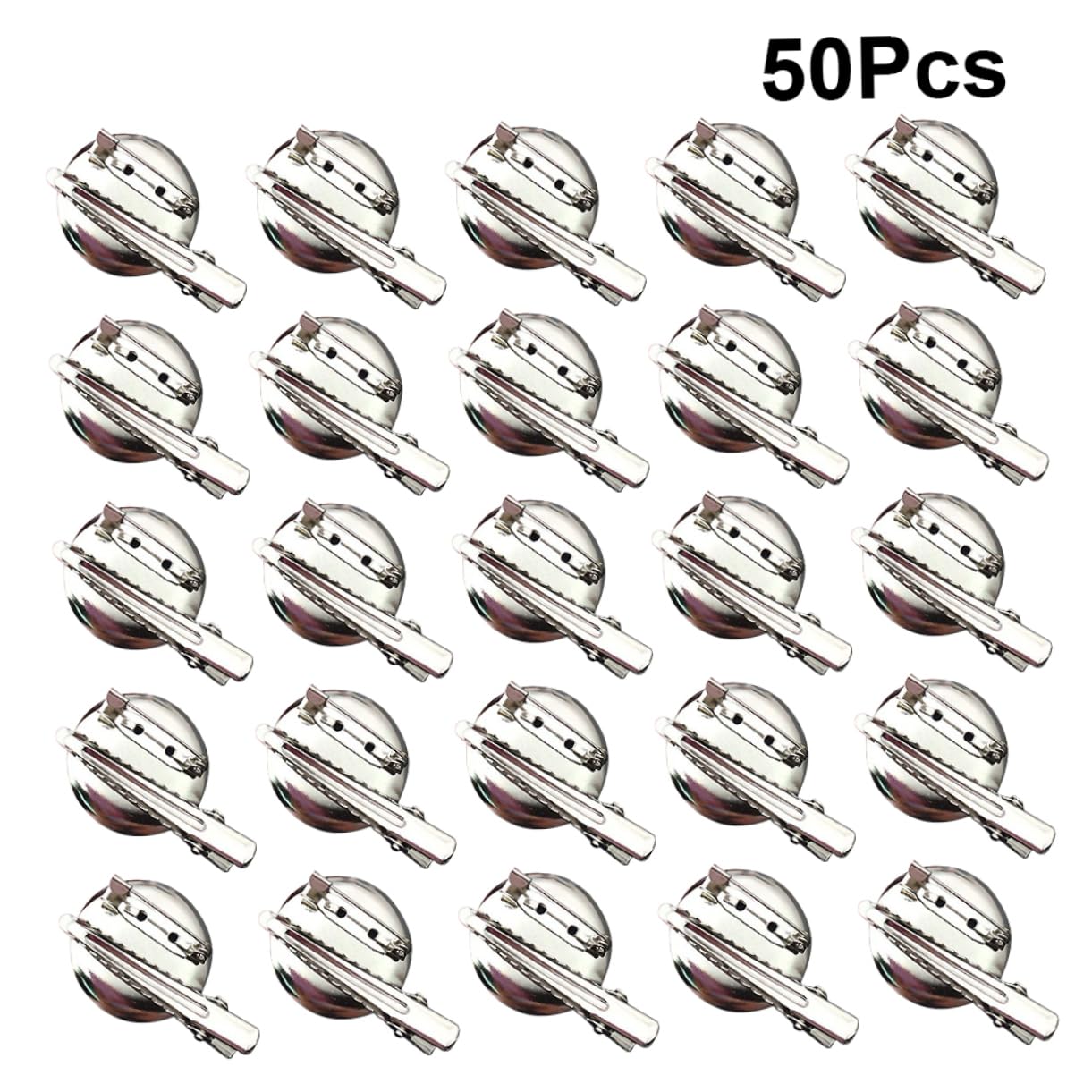 150stücke Doppelverwendbare Brosche Rund Anstecknadel Hemdkragen Clip Kleidung Accessoires Silber Elegante Dekoration Für Jeden Anlass Für Casual Und Formal