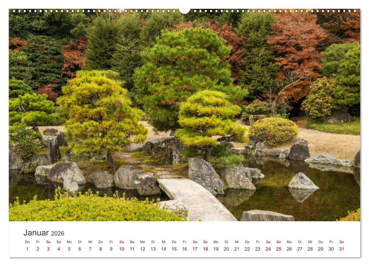 Japanischer Herbst und Laub (Wandkalender 2026 DIN A2 quer), CALVENDO Monatskalender: Medizin für die Seele (CALVENDO Natur)