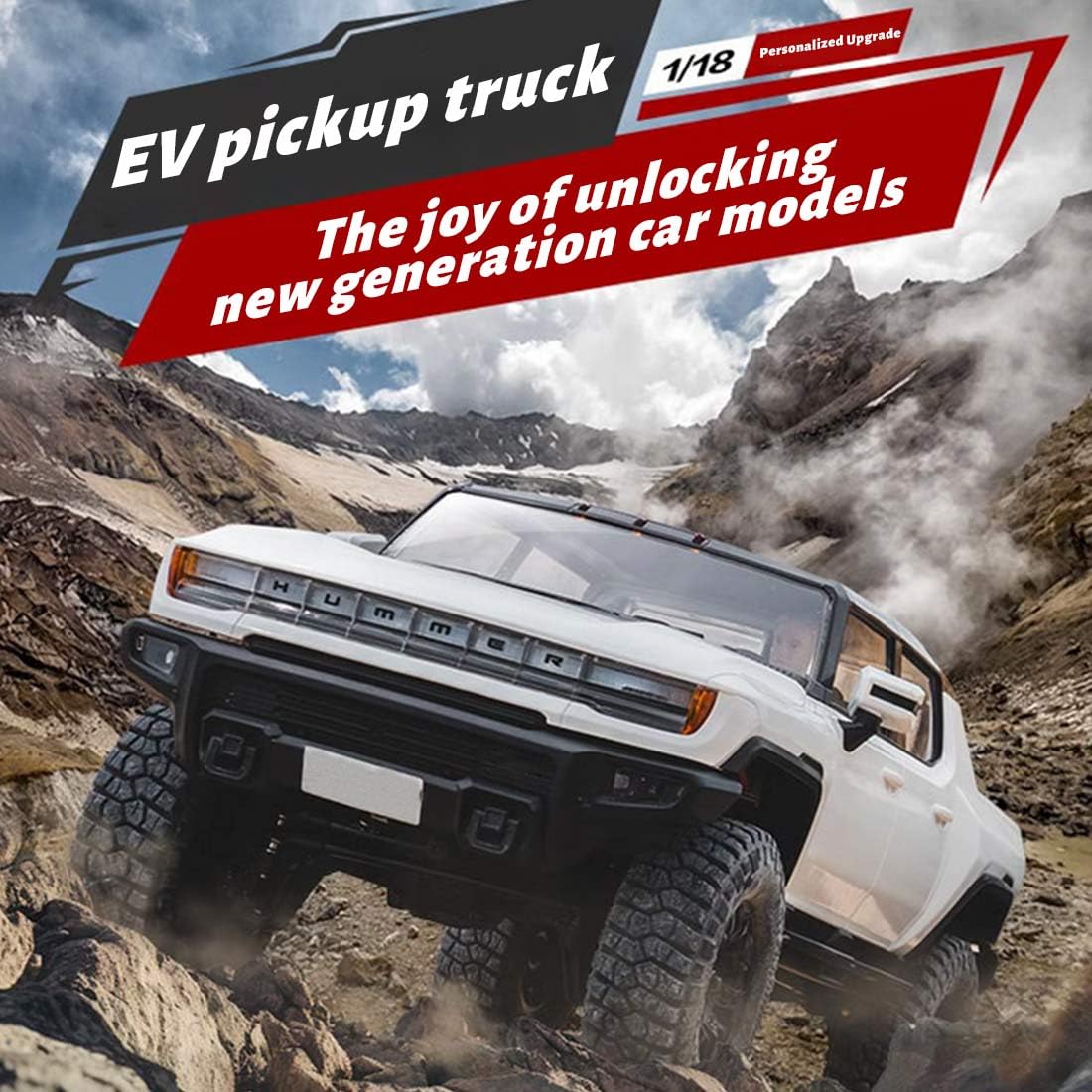 1/18 FCX18 2,4 G RC samochód off-road, obudowa EV i dwubiegowa skrzynia biegów, zabawka dla dorosłych, zabawka RC na prezent (wersja RTR)