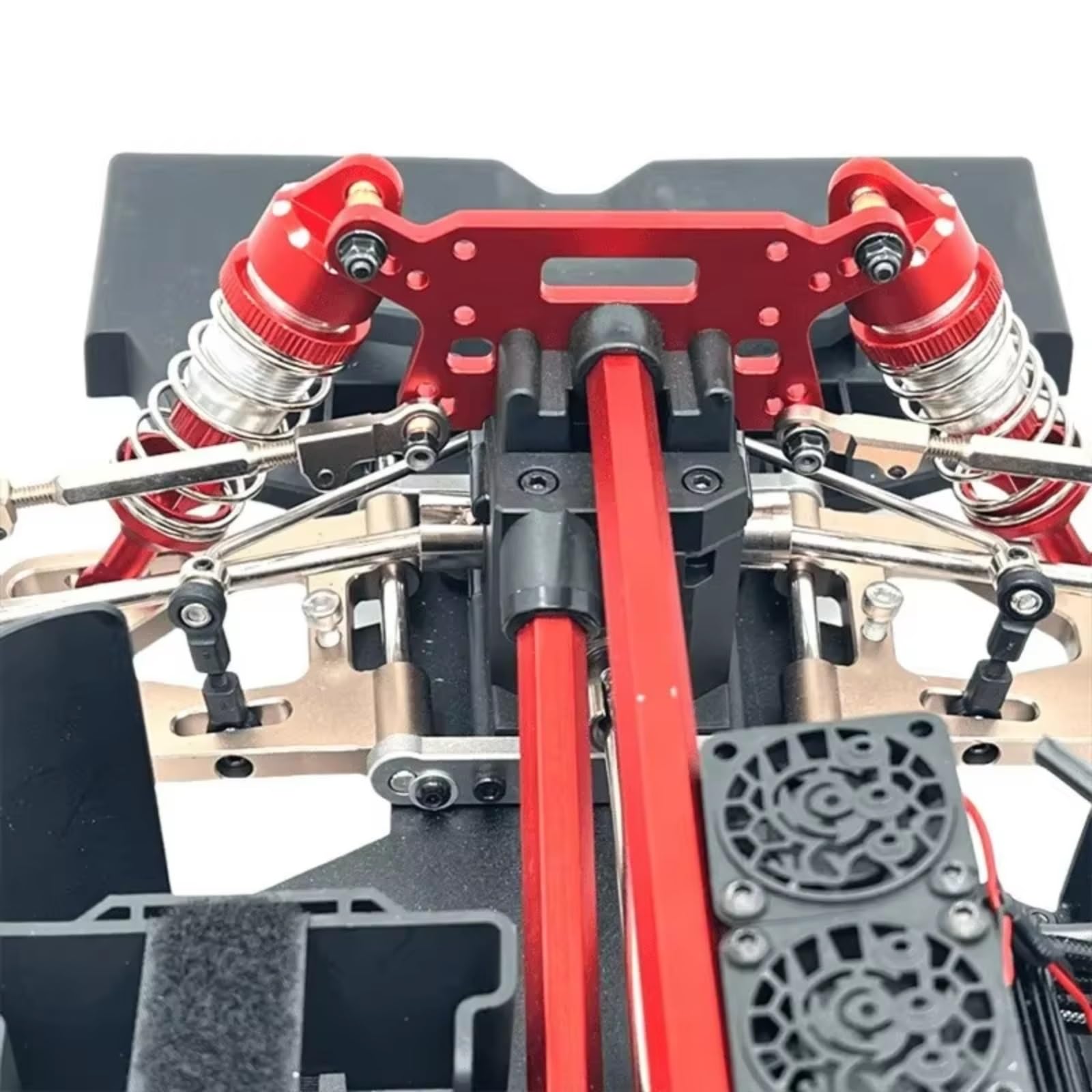 Compatible con MJX 7303 7304 1/7 RC Coche Mejora Modificación Reemplazo Accesorios Piezas 4 Amortiguador Metálico OG
