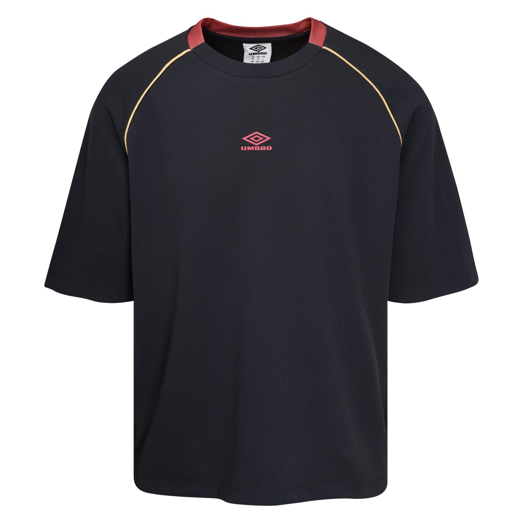 Umbro Men's Panelled Short Sleeve Mesh T-Shirt