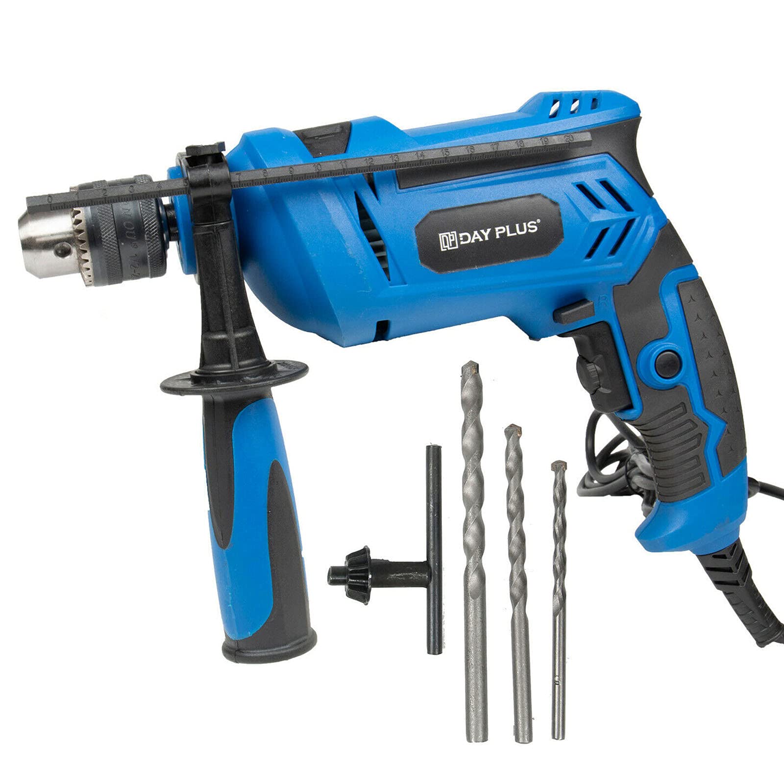 Dayplus Hammer Drill | 850W Sds Plus Rotary Hammer Drill | 2 Modes In 1 | Impact Drill Ith Drill Bits, Variable-Speed Trigger, For Brick, Steel, Concrete, Masonry, Wood