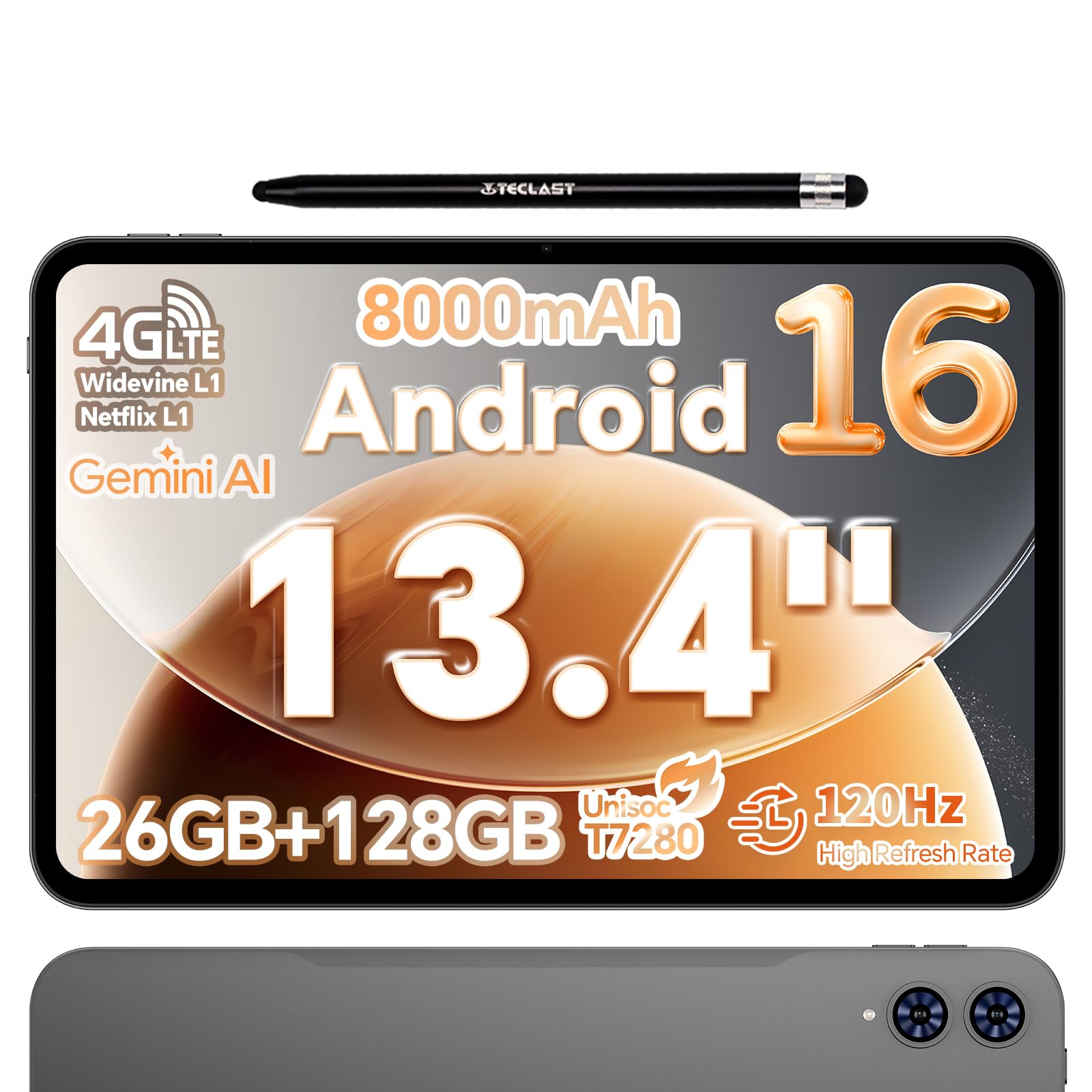 Androidタブレット本体 Teclast T65 Max Amazon.co.jp: タブレット Android 16 搭載 TECLAST T65 大型