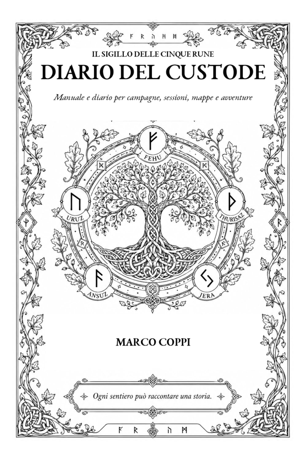 Diario del Custode: Il Sigillo delle Cinque Rune – Diario del Custode è uno strumento completo per master, narratori e organizzatori di campagne fantasy. (Cronache di Nemetyl Silvanar)