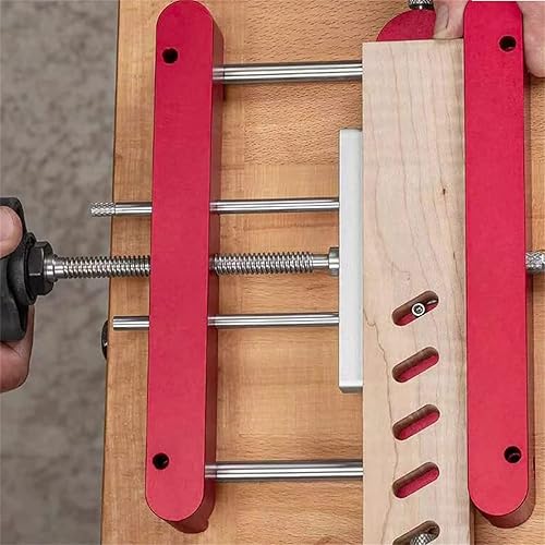 Miniatura 3 de Plantilla de mortaje de precisión y carpintería de espiga suelta 2 en 1 Localizador de punzón Doweling Jig Connector Fastener Herramientas de