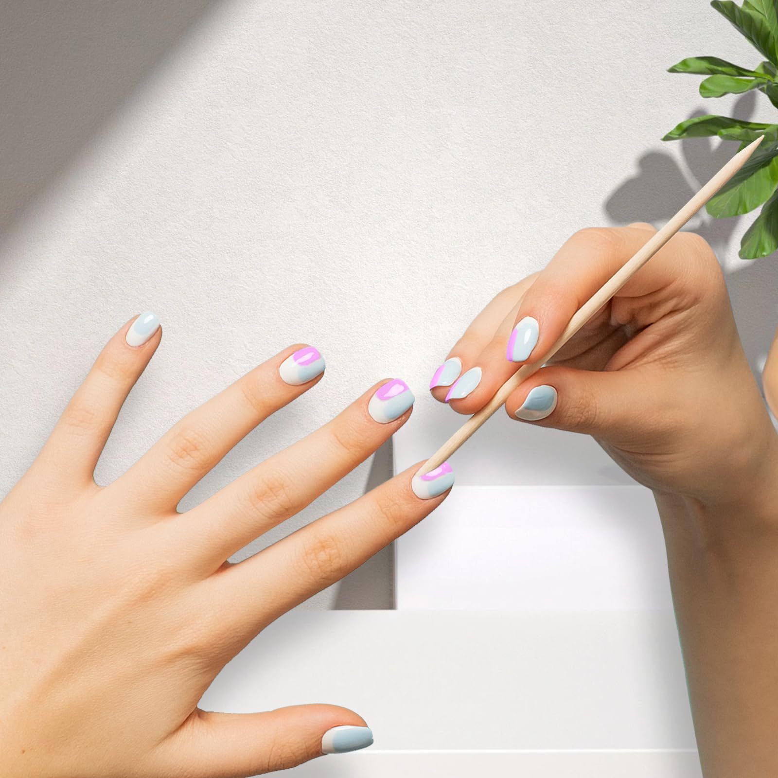 900 palitos de madera naranja para uñas, palitos de madera de naranja de 4.5 pulgadas, herramientas de madera para manicura y pedicura, de doble cara, seguros para la piel (900 unidades)