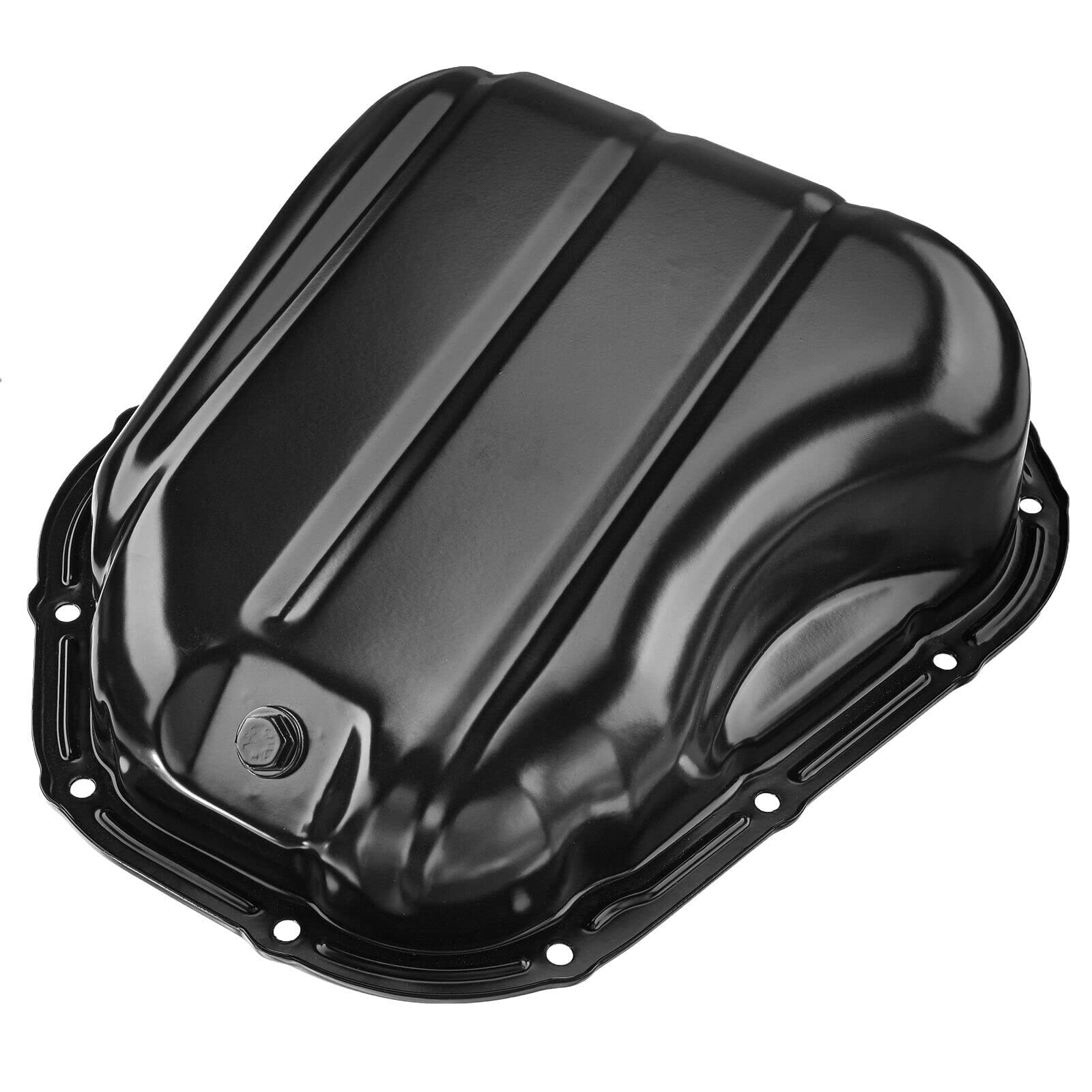 A-Premium Lower Engine Oil Pan Sump with Drain Plug Compatible with Toyota Avalon 1995-1999, Camry 1994-2006, Highlander 2001-2010, Solara 1999-2008, 3.0L 3.3L