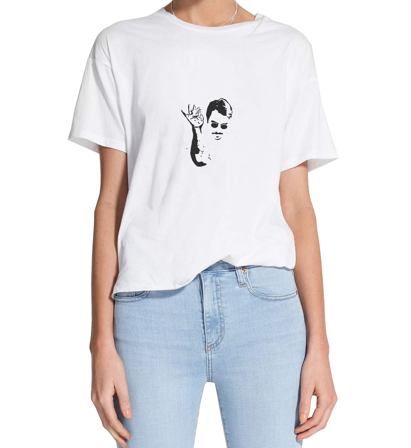 Throwing Salt Meme Bae Cook_MRZ1363 Top t-Shirt 100% Cotton for Women, tee for Summer, Gift, Woman, Casual Shirt