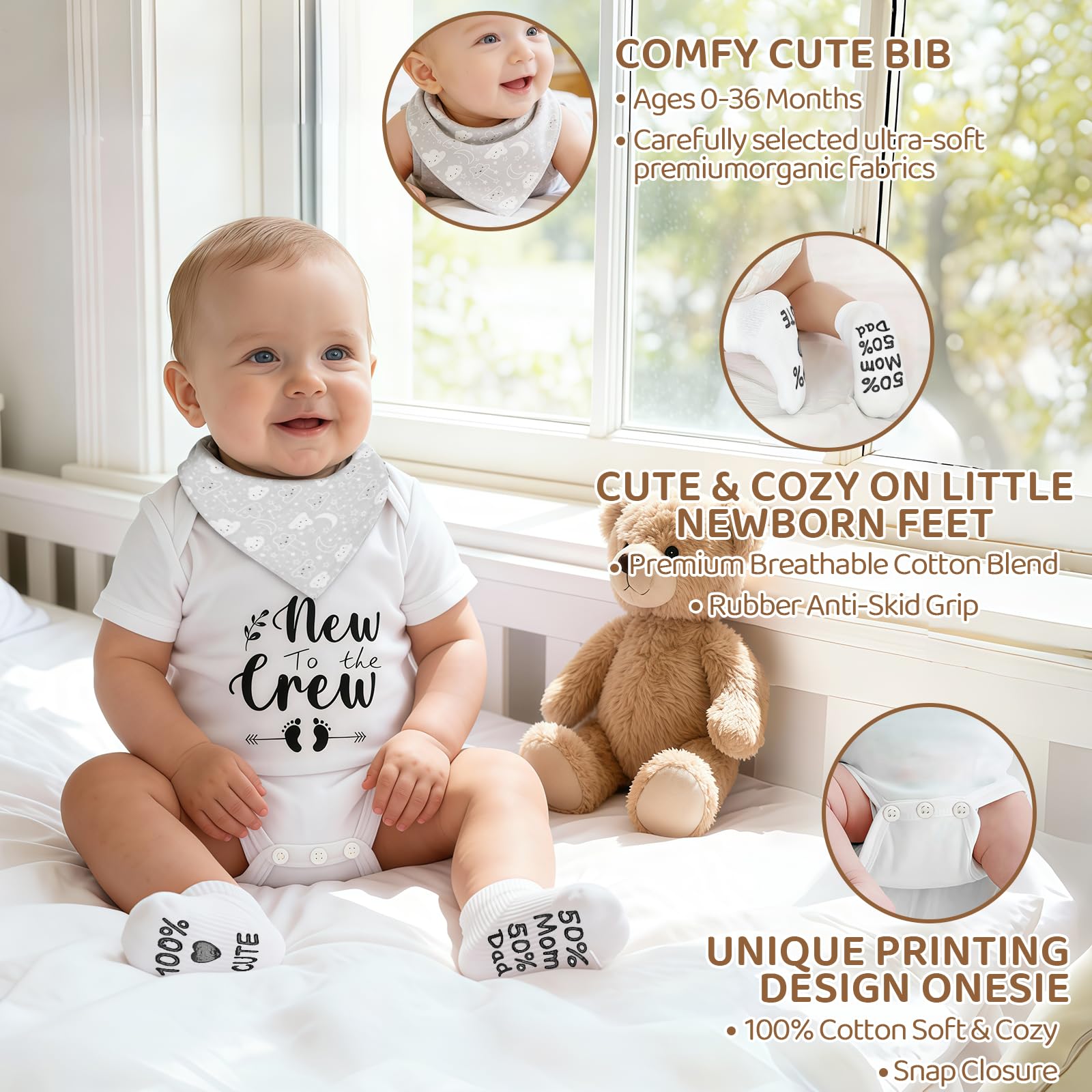 Juego de regalos para nuevos padres para parejas, regalos de revelación de género con vasos de vidrio para mamá y papá, cesta de regalo de embarazo para nuevos padres, anunciantes de embarazo