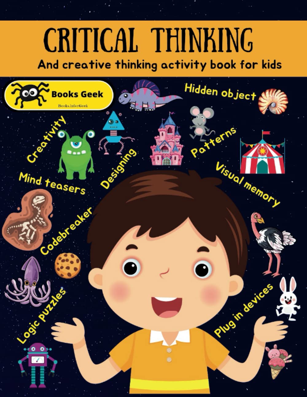 critical thinking workbook for kids activity book for clever kids: brain games for clever kids and thinking activities for kids critical thinking workbook for kids