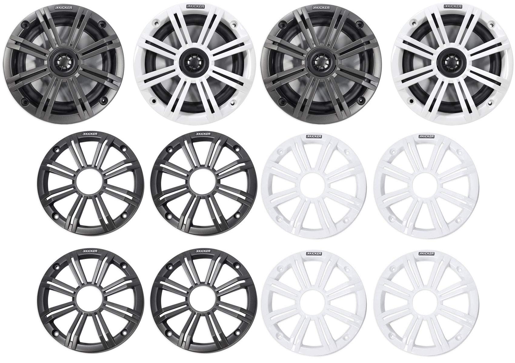 Audiosavings Bundle: (4) Kicker 45KM654 6.5