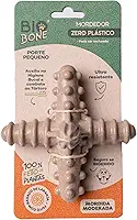 Biobone Mordedor Natural Pequeno Asterisco para Cães feito com Bagaço de Laranja - Zero Plástico