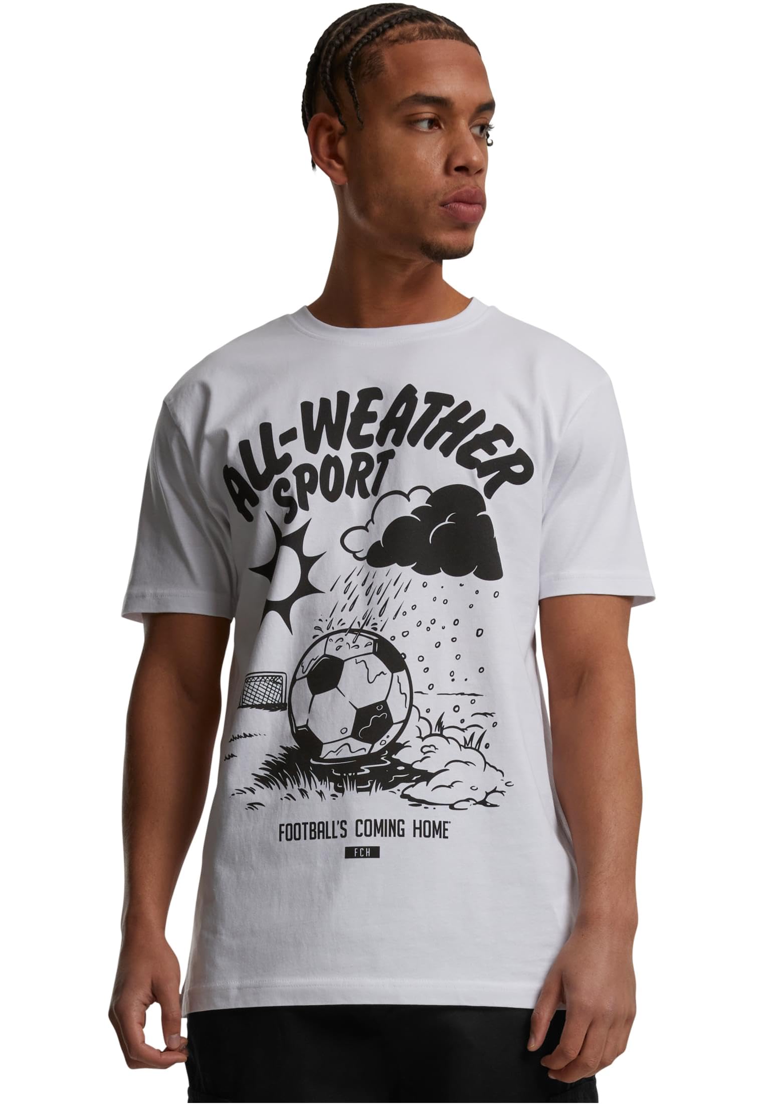 Merchcode Men's T-Shirt, White, XL