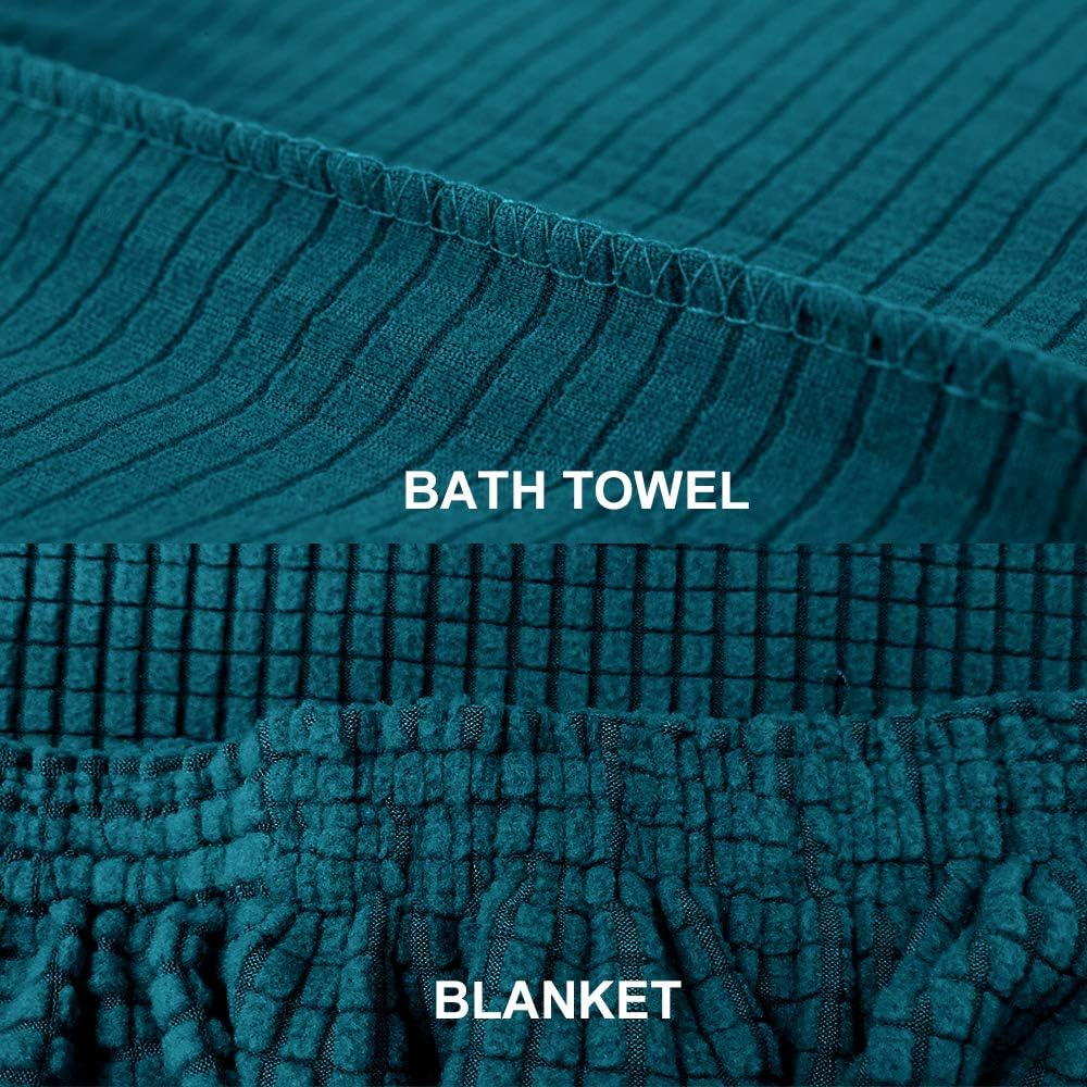 NORTHERN BROTHERS Chair Covers Stretch Chair Covers, 8 Pack Chair Slipcovers Dining Chair Protector Cover for Hotel, Dining Room, Banquet (Teal)