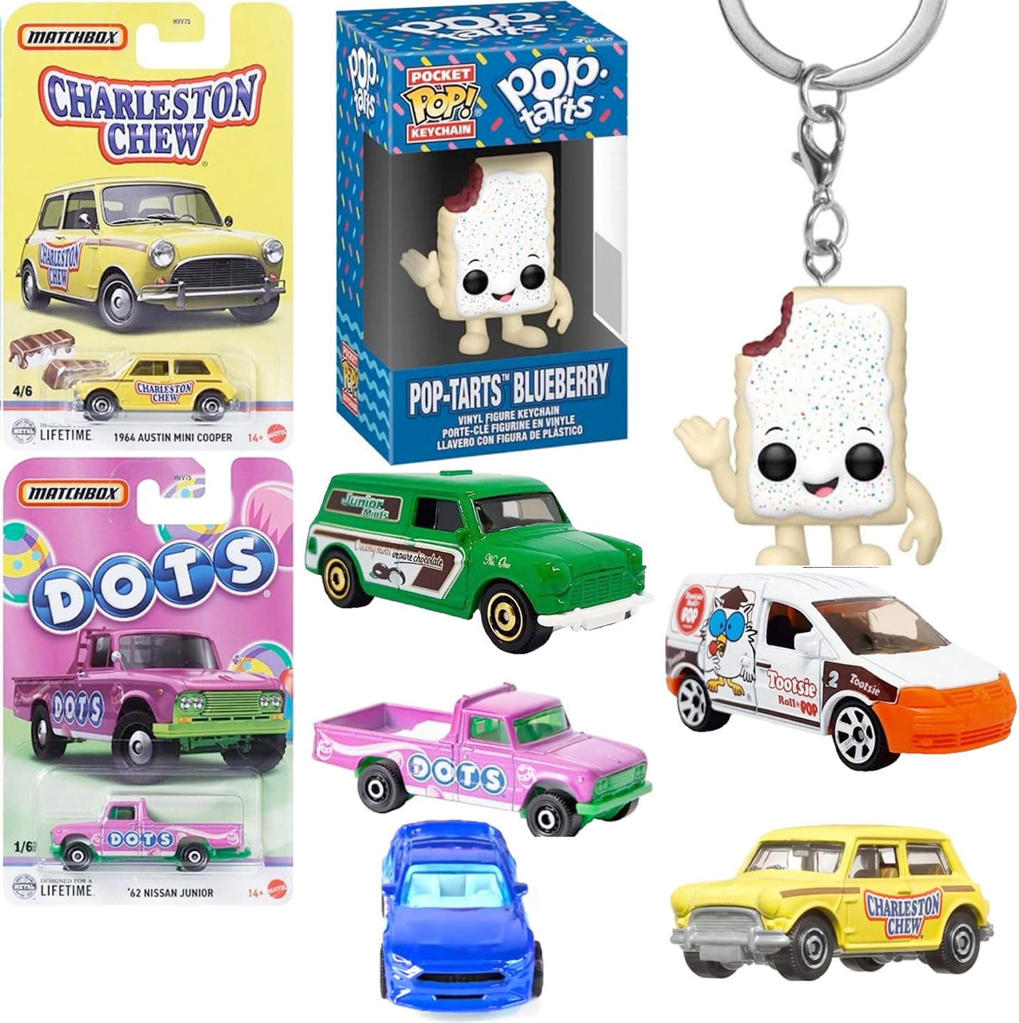 Tarts Pop! Figure Character Ad Icon Pop Mini with Tootsie Sweet Rides + Charleston, austin junior Dots fun mix