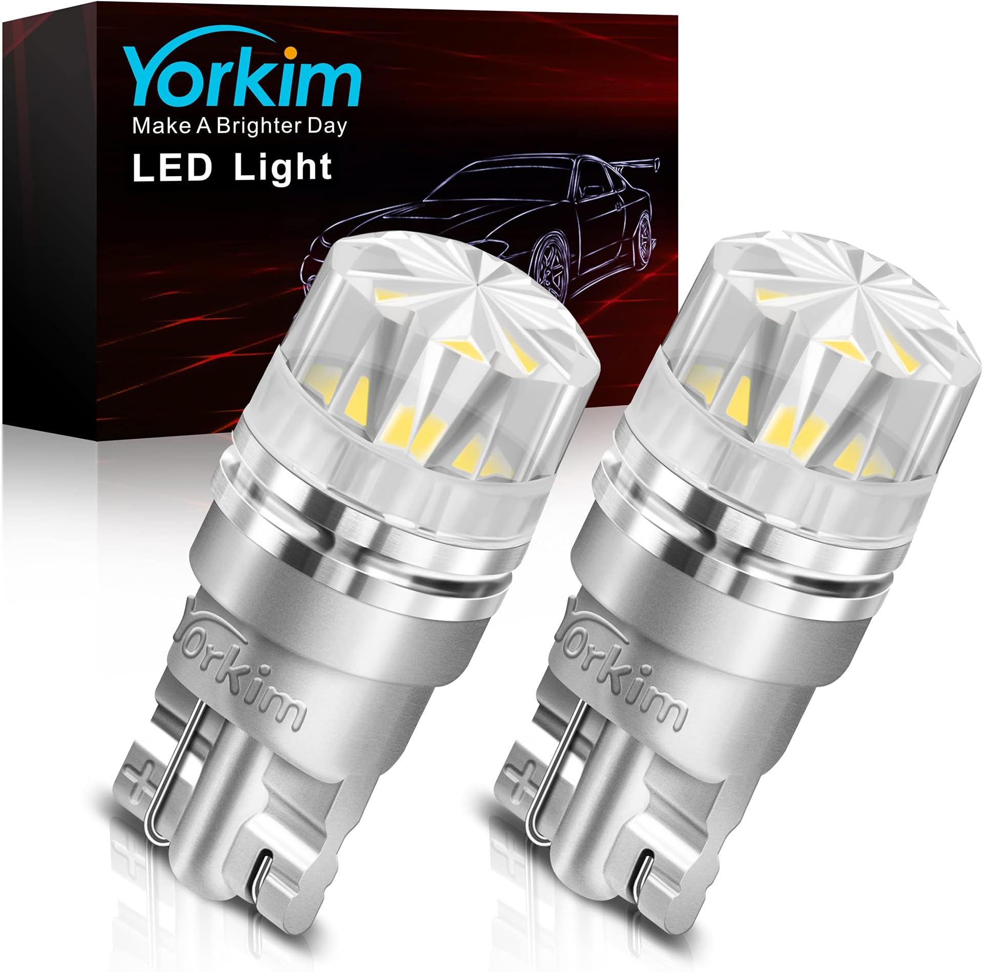 nsautolighting 10pcs White LED Interior Lights Bulb Kit for