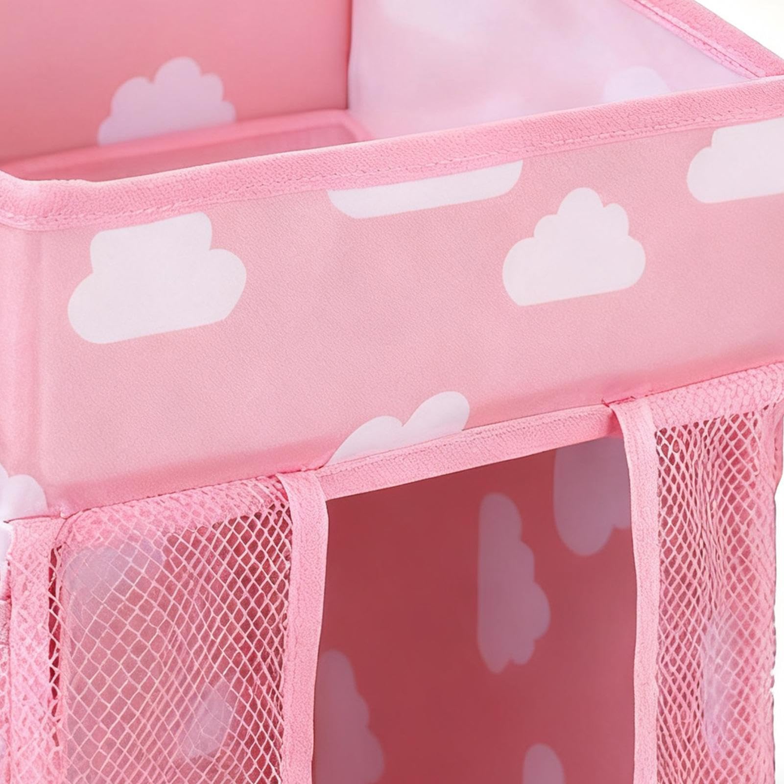Generisch Windelhalter Mit Aufhänger - Verstellbarer Organizer | Mehrfachtaschen Aufbewahrungshalter Für Windeln Babybett Wickeltisch Laufstall Wandmontage Wasserfest, 35x25cm, 1 Stück
