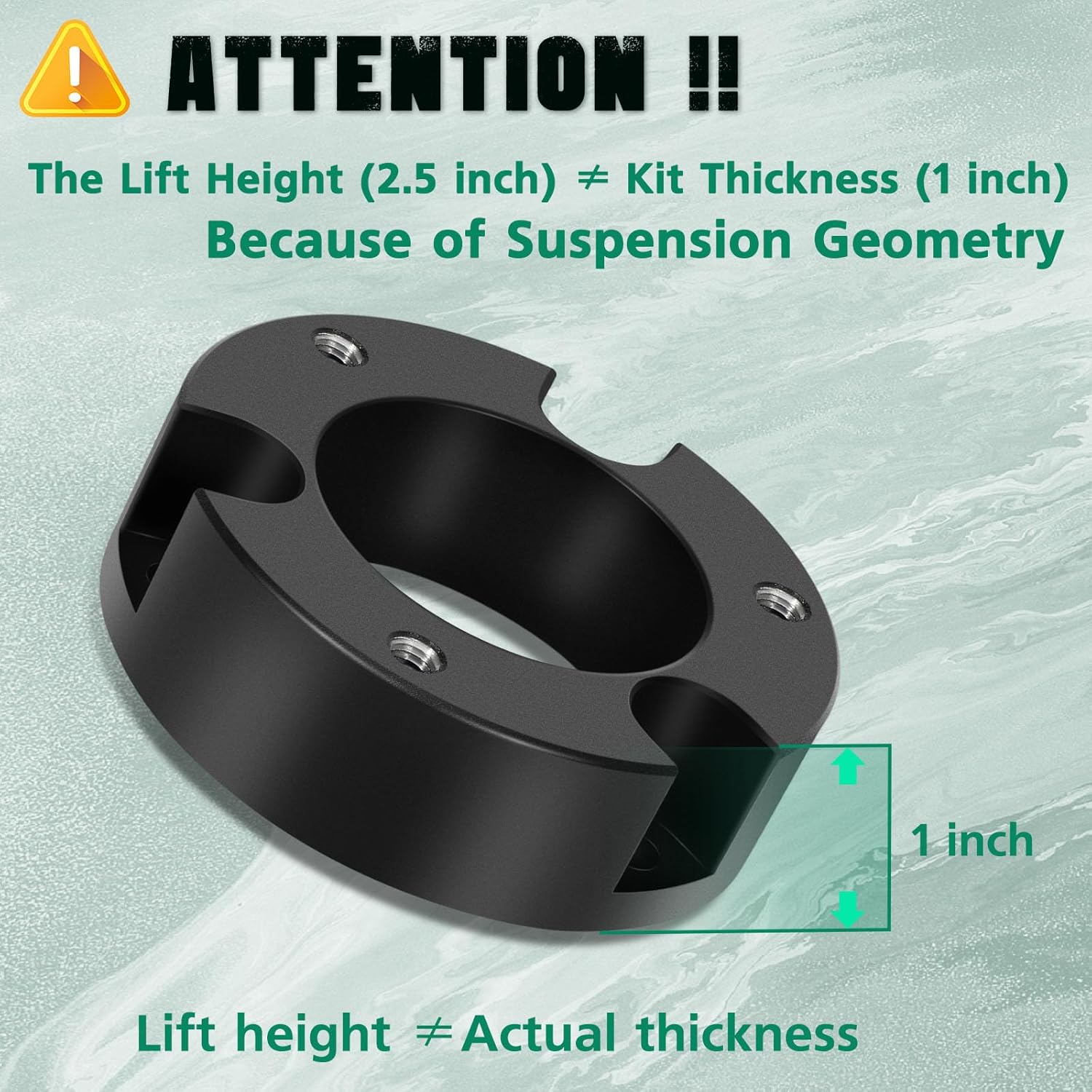SCITOO 2.5 inch Leveling kit Front Spacer Lift for Toyota | for 4Runner for FJ Cruiser