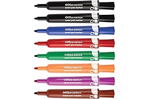 Office Depot(R) Easel Pad Markers: Your Sharpie 22480pp Flip Chart Markers Upgrade