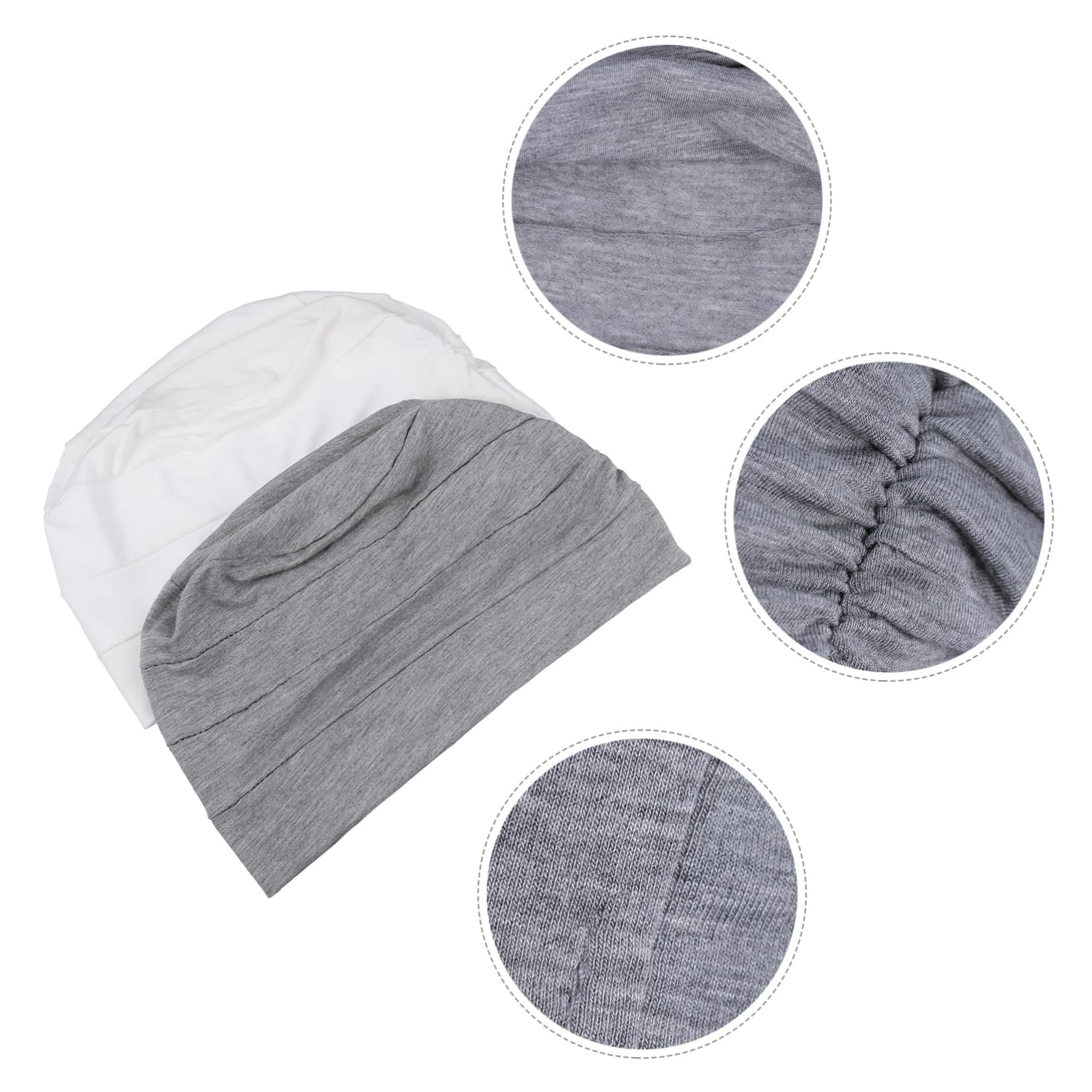 12 Piezas gorro de quimioterapia shower cap gorro para bañarse tapa del capó algodón para pacientes gorro de dormir de algodón cubierta de la cabeza del sombrero de dormir rojo