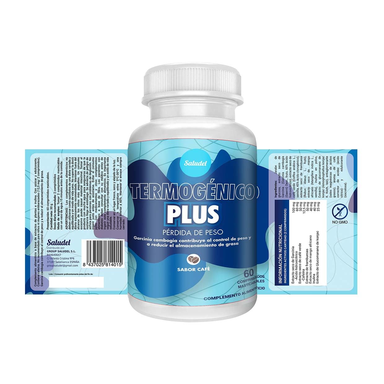 l-carnitina con cafeína para adelgazar Saludel Quemagrasas Potente | Pastillas para Adelgazar Rapido. Reduce el Apetito. Garcinia Cambogia, L-Carnitina, CLA, Glucomanano, Cafe Verde PRO LAB BODY WASH Copper Peptide GHK-Cu Conditioner SIZE:30 Capsules