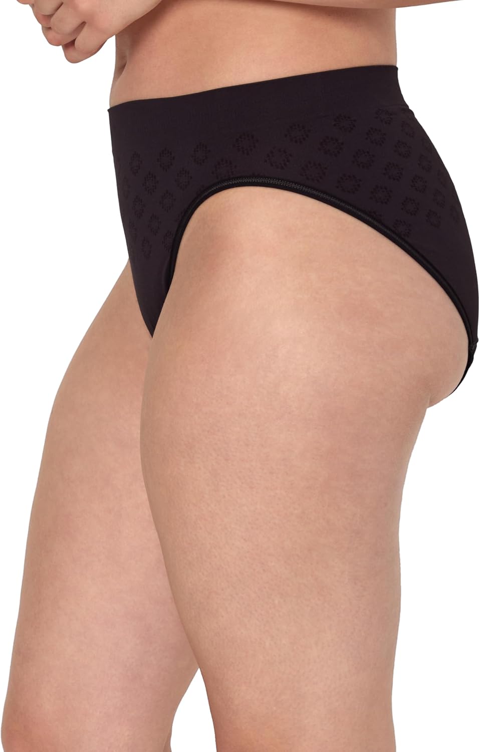 Bali womens Beautifully Confident Seamless Period Underwear Hi-cut, Light Leaks Protection - Image 2