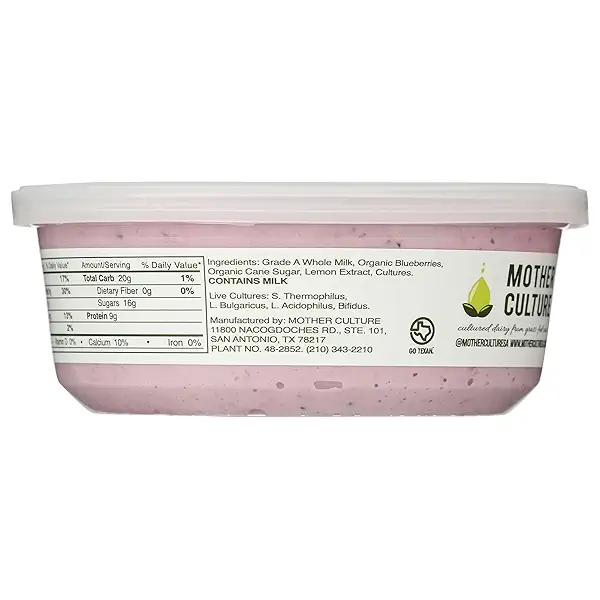 MOTHER CULTURE Seasonal Greek Yogurt, 8 OZ 5