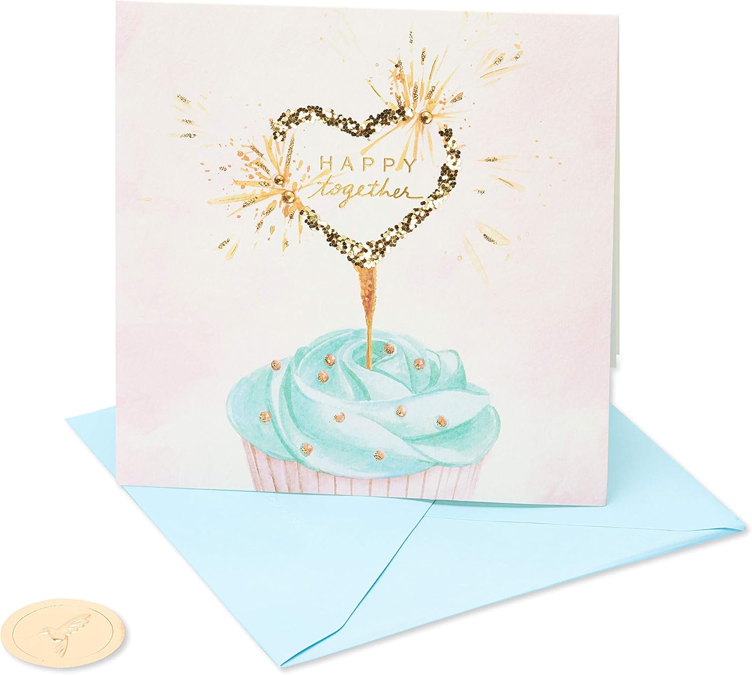 Papyrus Bridal Shower Card (Heart Cupcake) Office Products