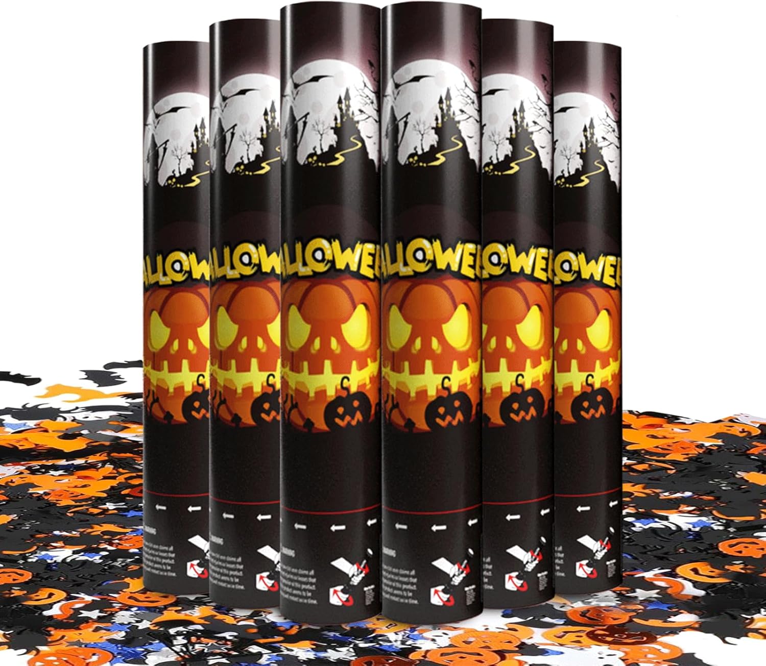 Halloween Confetti Cannons Confetti Popper 12 Inch
