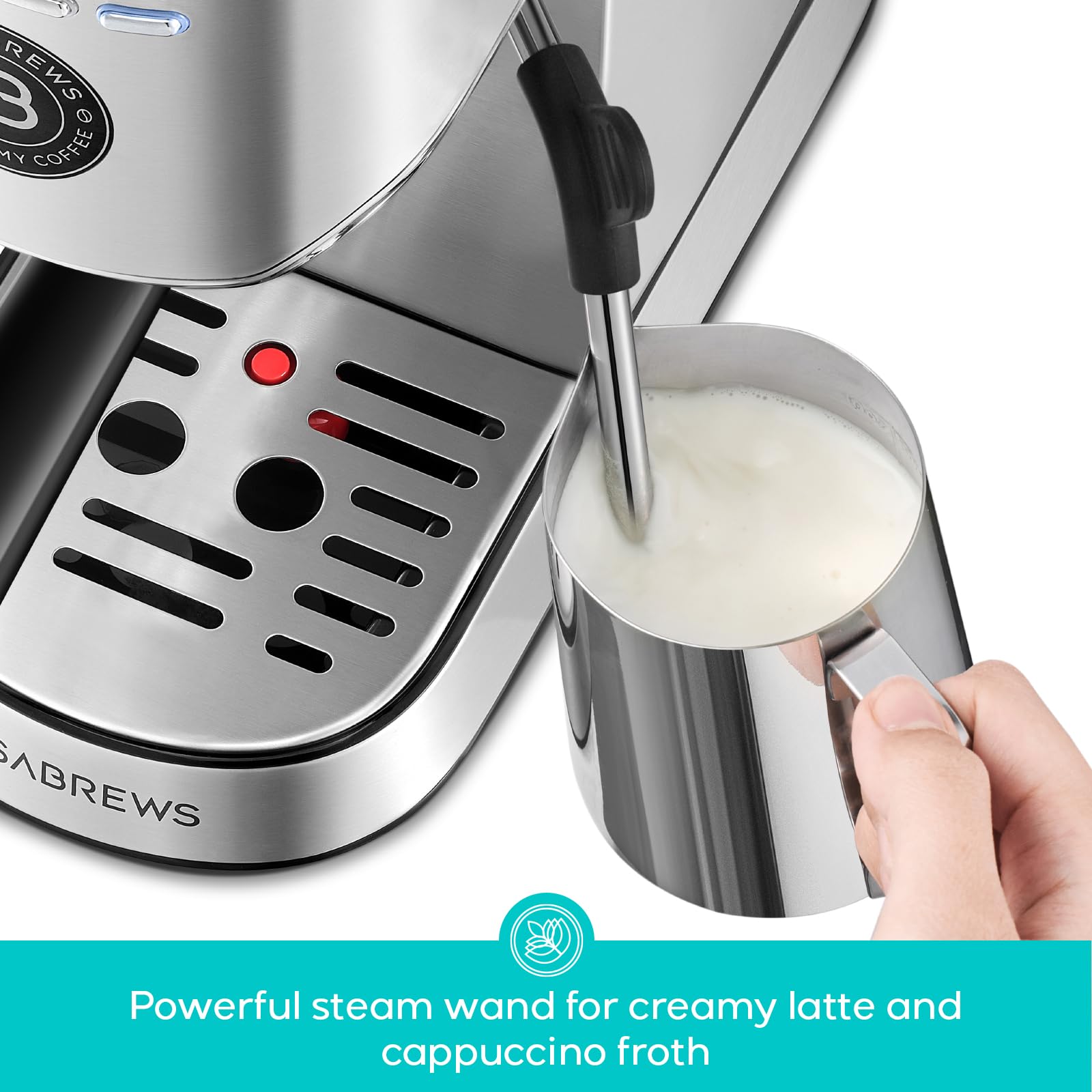 CASABREWS Espresso Machine - Make Barista Drinks! -3