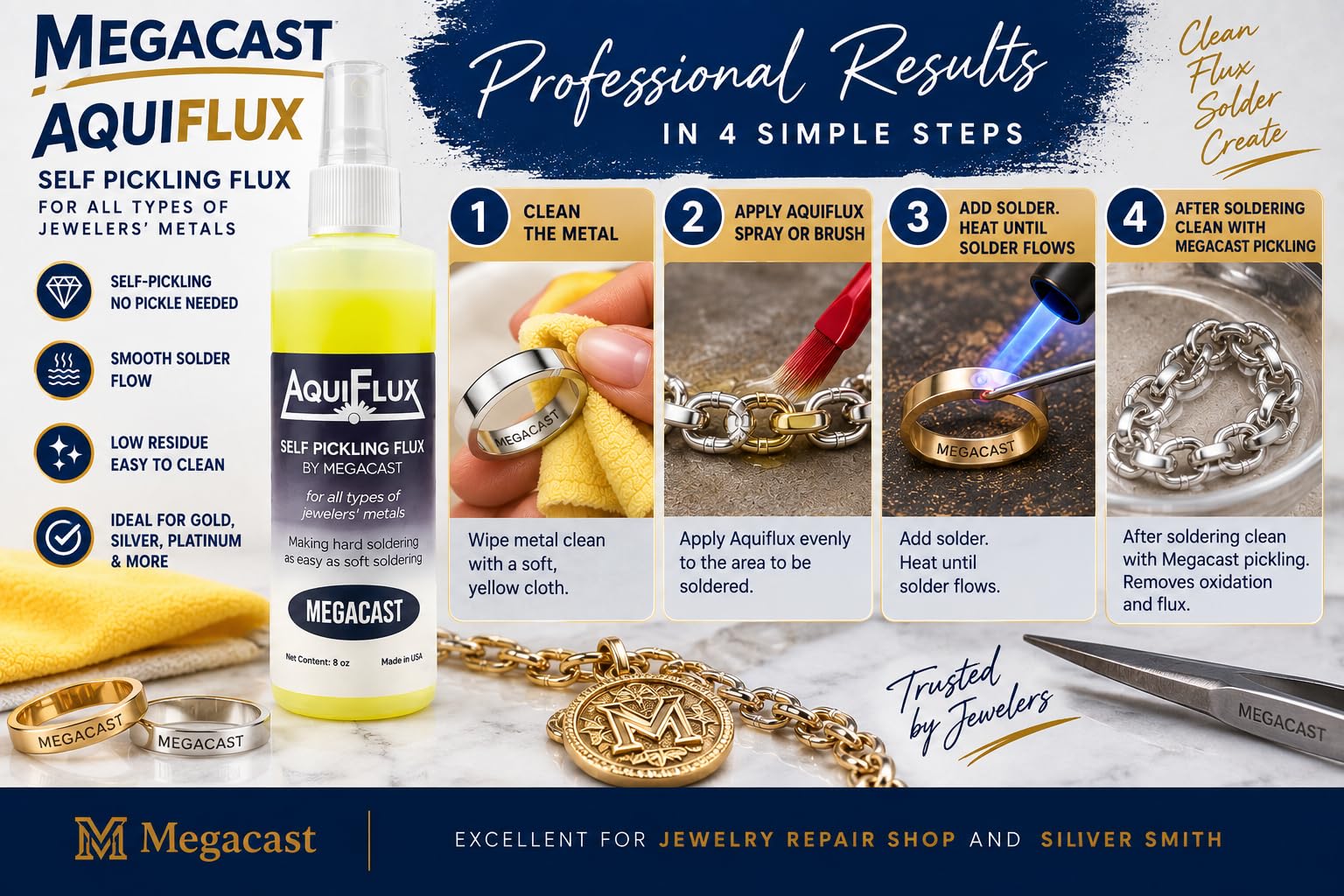 Aquiflux Flux: Perfect for Gold & Silver Jewelry -3