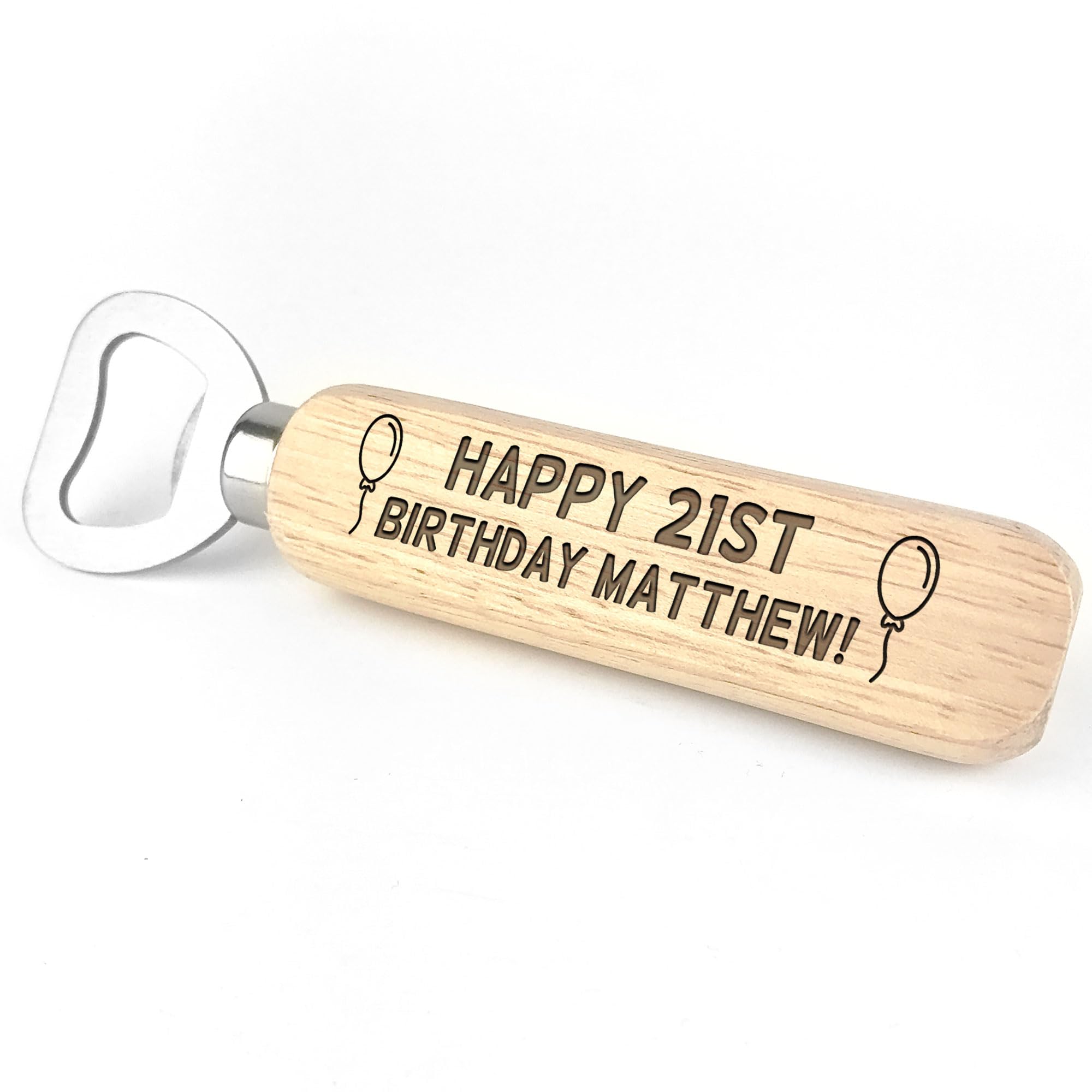 Red Ocean Personalised Birthday Engraved Bottle Opener 18th 21st 30th 40th 50th Birthday Gift for Son Him