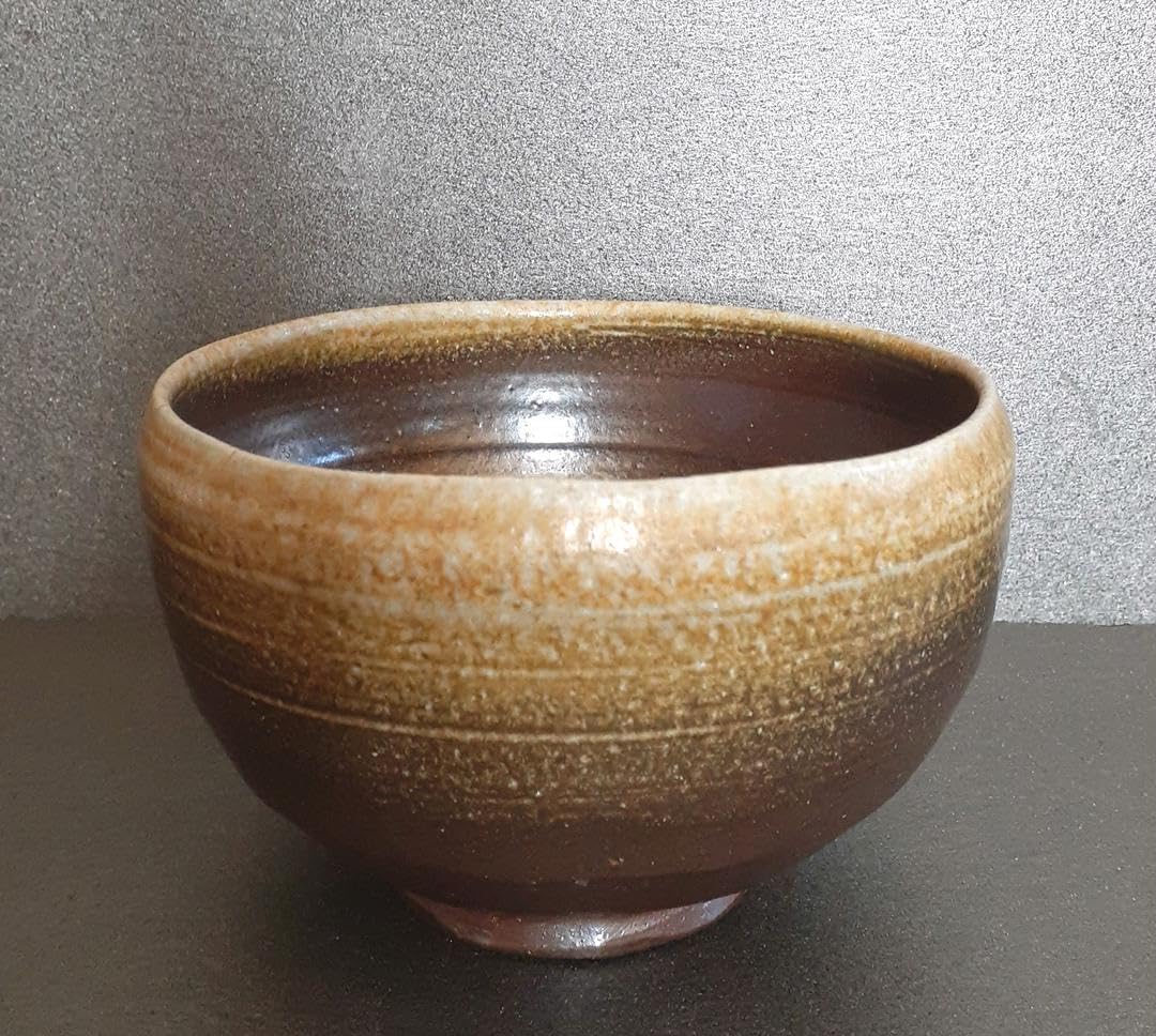 Amazon.co.jp: 備前焼 桜谷窯 石橋庚和造 備前茶碗 茶道具 茶器