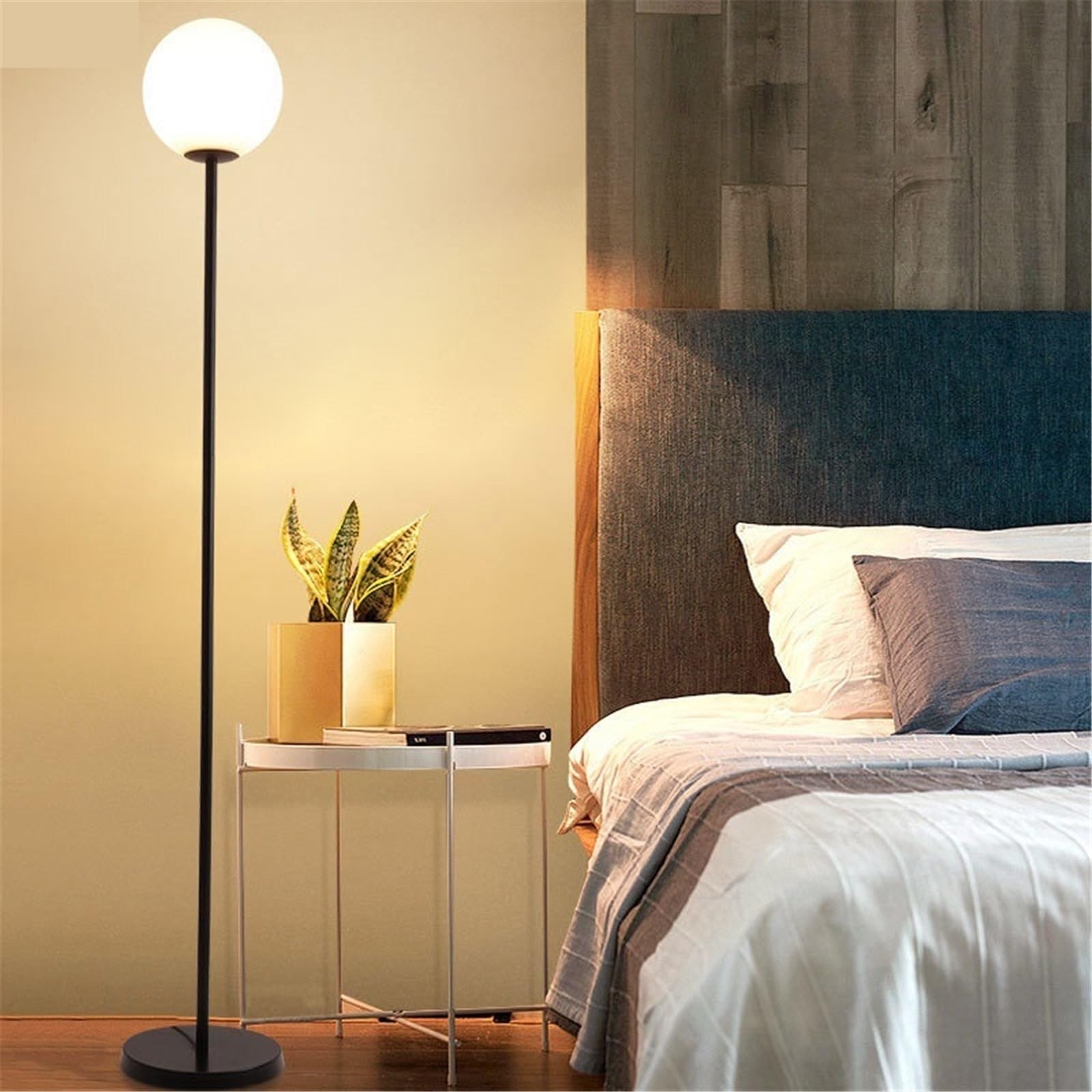 Metalowa lampa stojąca do dekoracji domu marmurowa podstawa lampa podłogowa