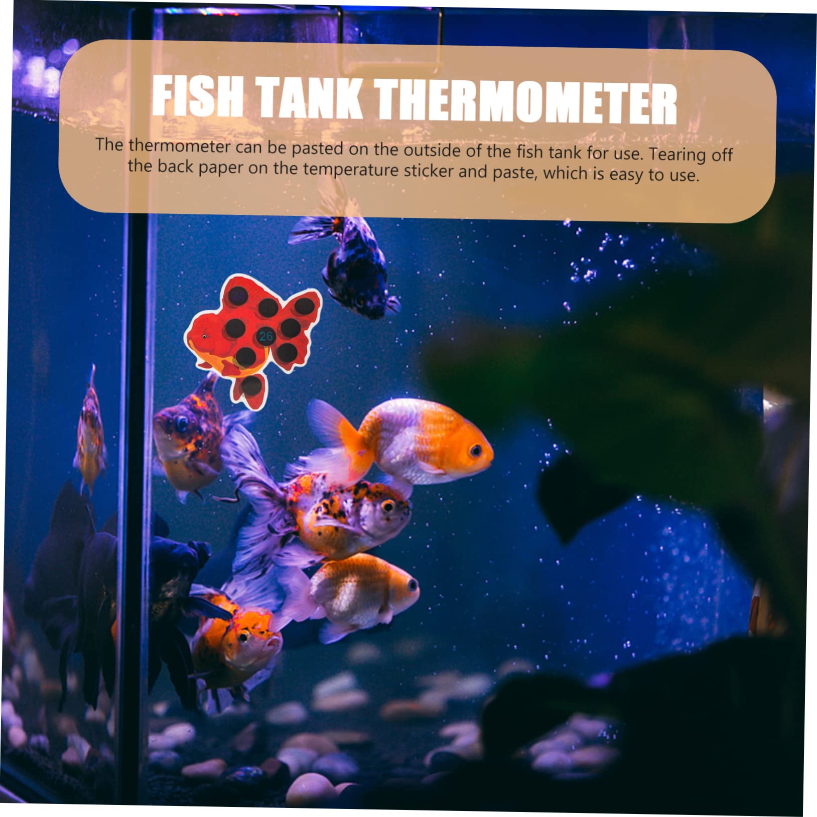 Toddmomy 45stücke Temperaturmessgeräte Für Aquarien Hochpräzise Thermometeraufkleber Mit Farbwechsel Für Wassertemperaturüberwachung Fischbecken Für Aquarien Und Einfache Anwendung