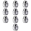10PCS Wheel Nuts for NISSAN Models, 21mm M12X1.25 Alloy Wheel Lug Nuts for NISSAN Q60 G Q70 M Series Teana X-Trail Loulan March Sylphy Sunny Livina Sylphy Tiida Infiniti ESQ Yida