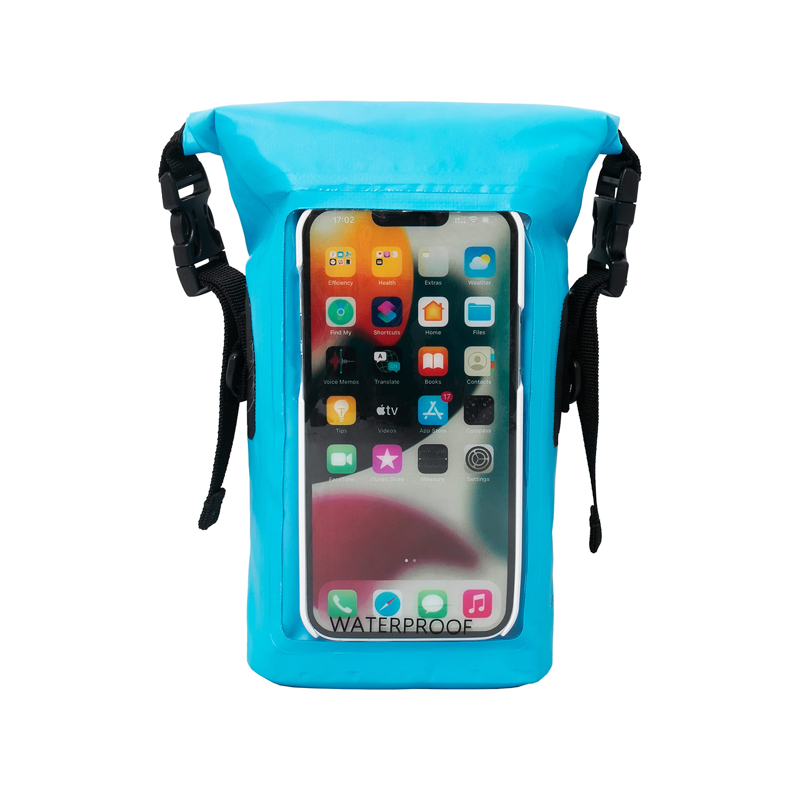 geckobrands wasserdichte Handytasche mit 2L Dry Bag und verstellbarem Riemen - Schützen Sie Ihr Handy und Ihre Wertsachen unterwegs