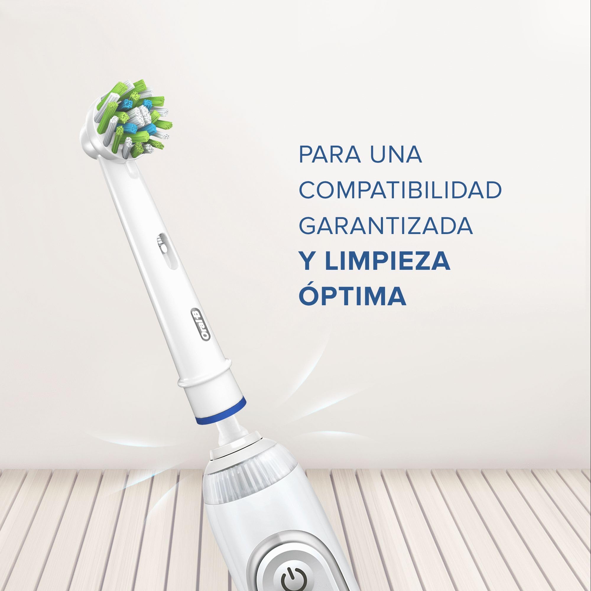 Oral-B CrossAction Recambios para Cepillo de Dientes Eléctrico, Pack de 12 Cabezales, Blanco - Originales (Tamaño Buzón)