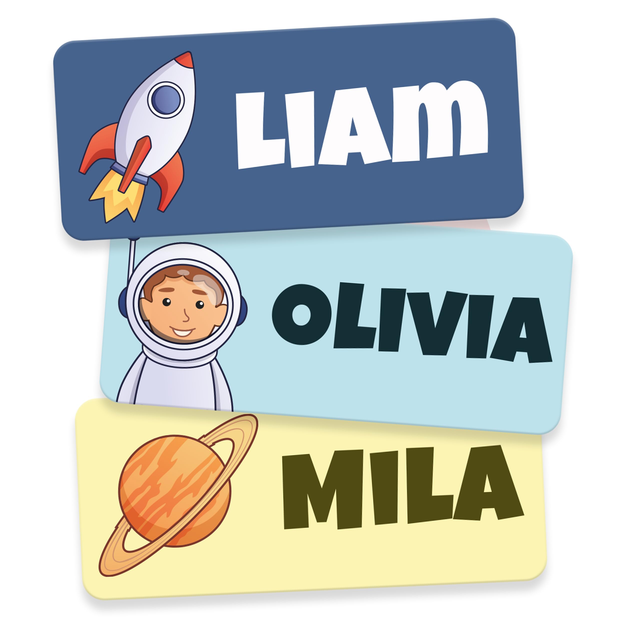 TagBuddy® Personalized Daycare Name Labels for Kids [210pcs] - Waterproof Name Stickers for School, Baby Bottles & Clothing - Custom Name Stickers - Washable Stick On Labels (1.2”x0.5”)