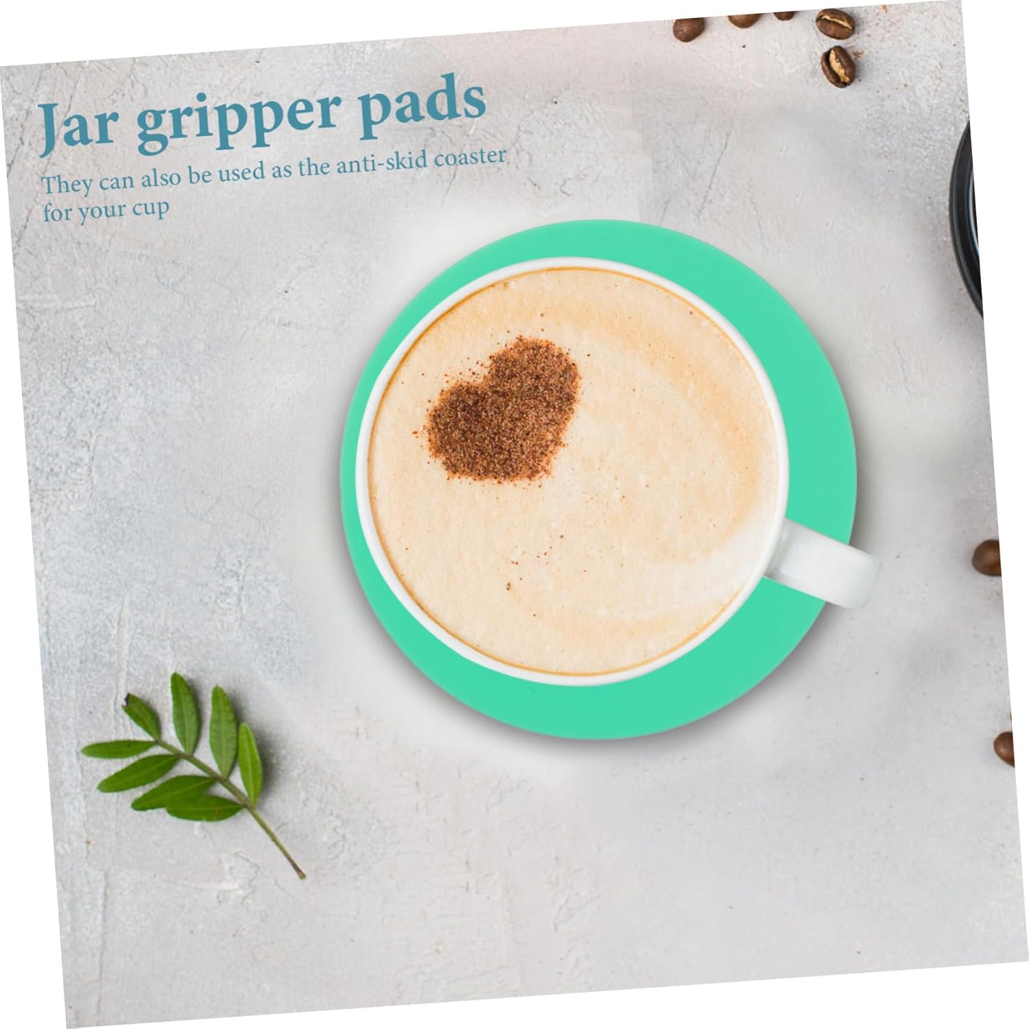 5pcs Jars Can Opener Silicone Jar Opener Silicone Pads Opener Gripper Pads Bottle Opener Cushions Heat Resistance Pads Cup Coaster Silicone Mats Multipurpose Hand Pad