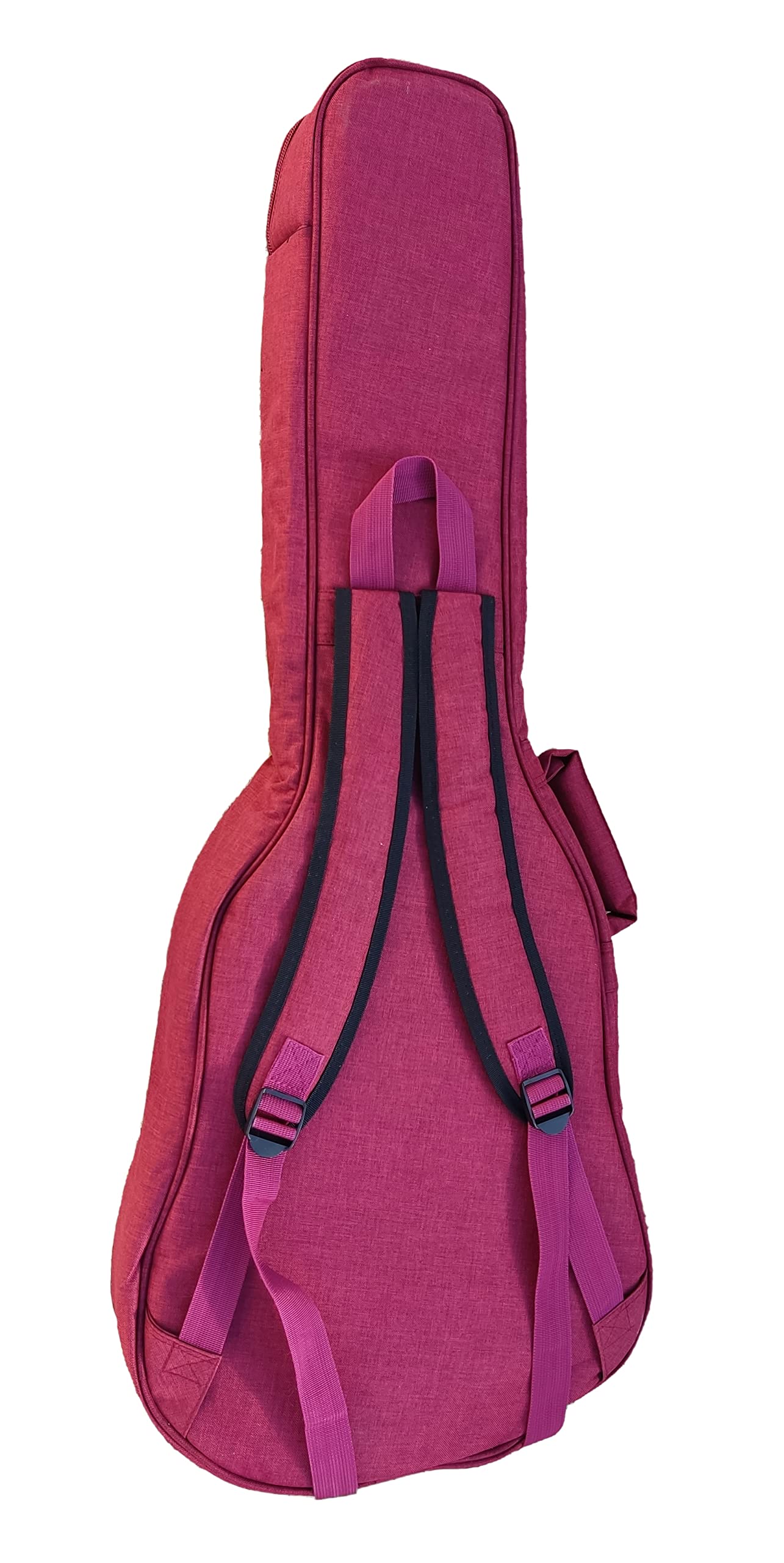 Custodia per chitarra classica o fiammenca – Imbottitura 20 mm, CIBELES – Schiuma ad alta densità – Misura 4/4, rosso, 4/4, Custodia per chitarra