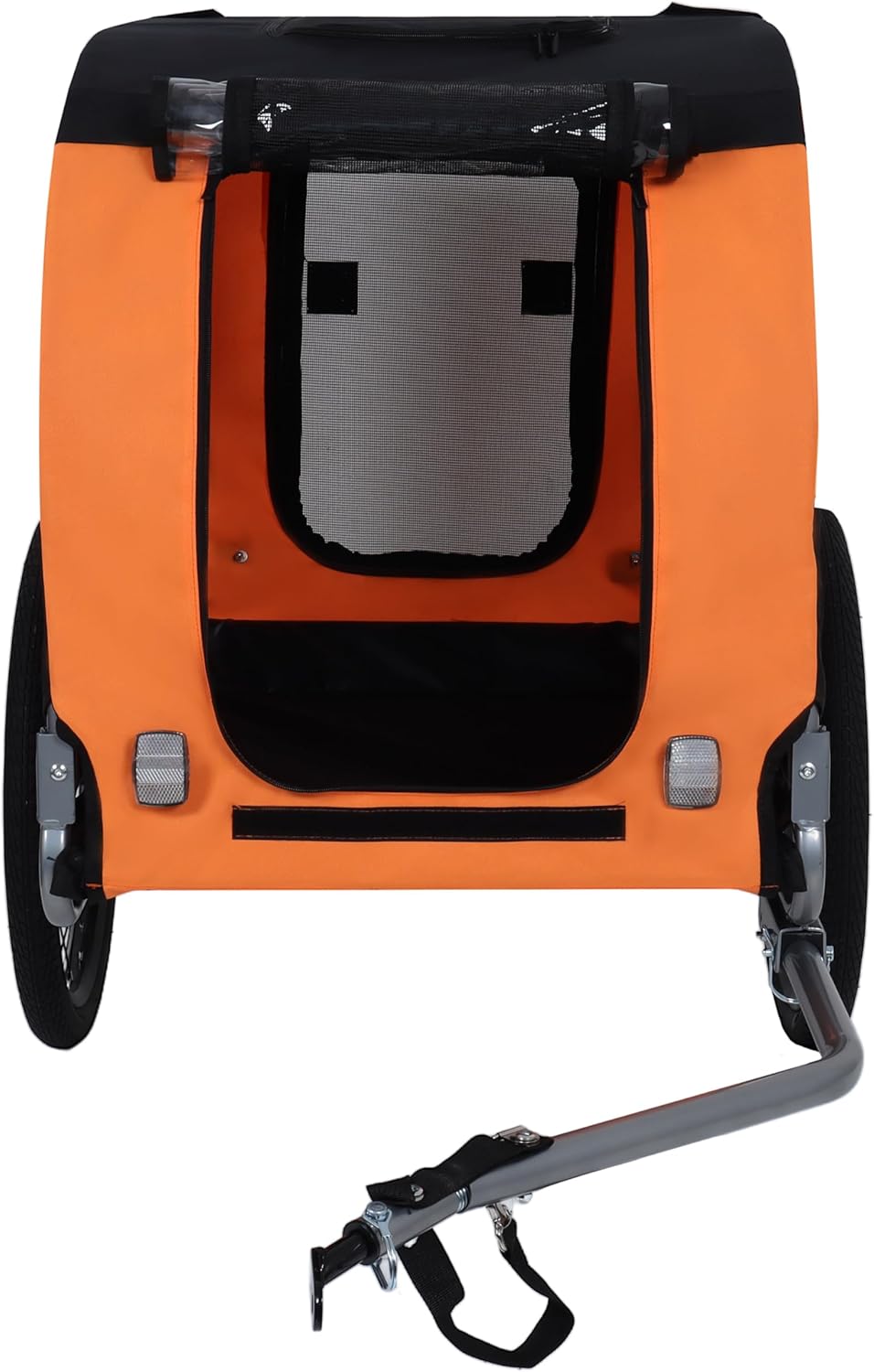 Dog Bike Trailer, Dog Cart for Bicycle, Large Folding Bike Trailer for Dogs 88LB Capacity All-Terrain Pet Carrier, Durable Steel Frame for Cycling, Jogging, Camping & Outdoor Adventures