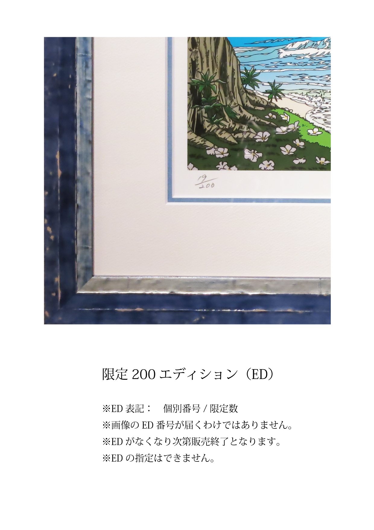 Amazon.co.jp: わたせせいぞう 版画（ジクレー） 「この夏キミと