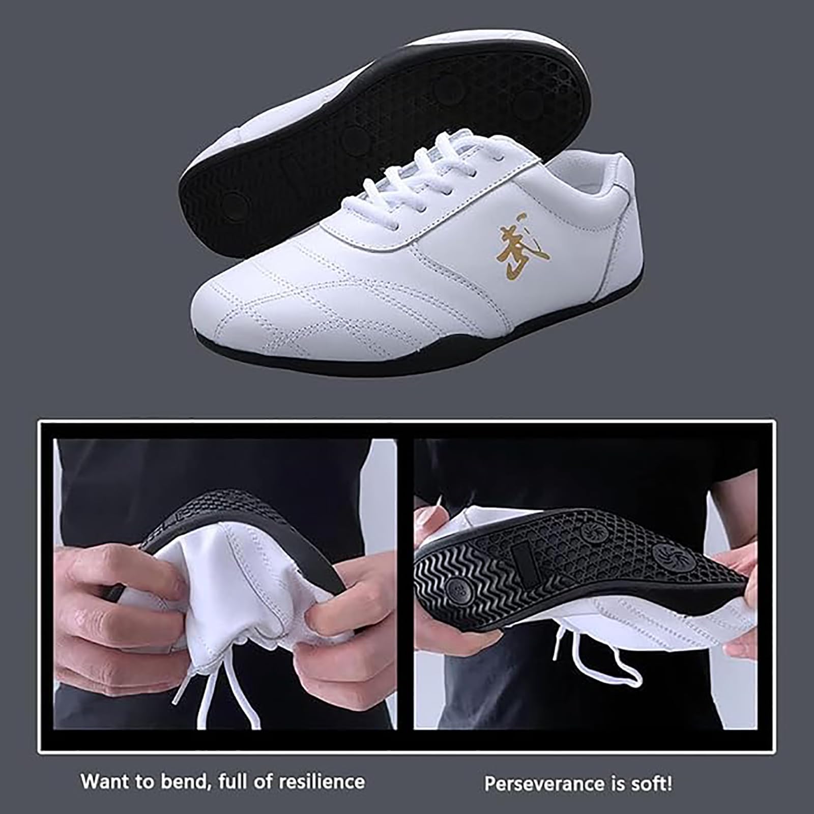 Scarpe Da Donna In Pelle Kung Fu Tai Chi Wu Shu Karate Taekwondo Sneakers Boxe Tai Ji Kong Fu Sportive