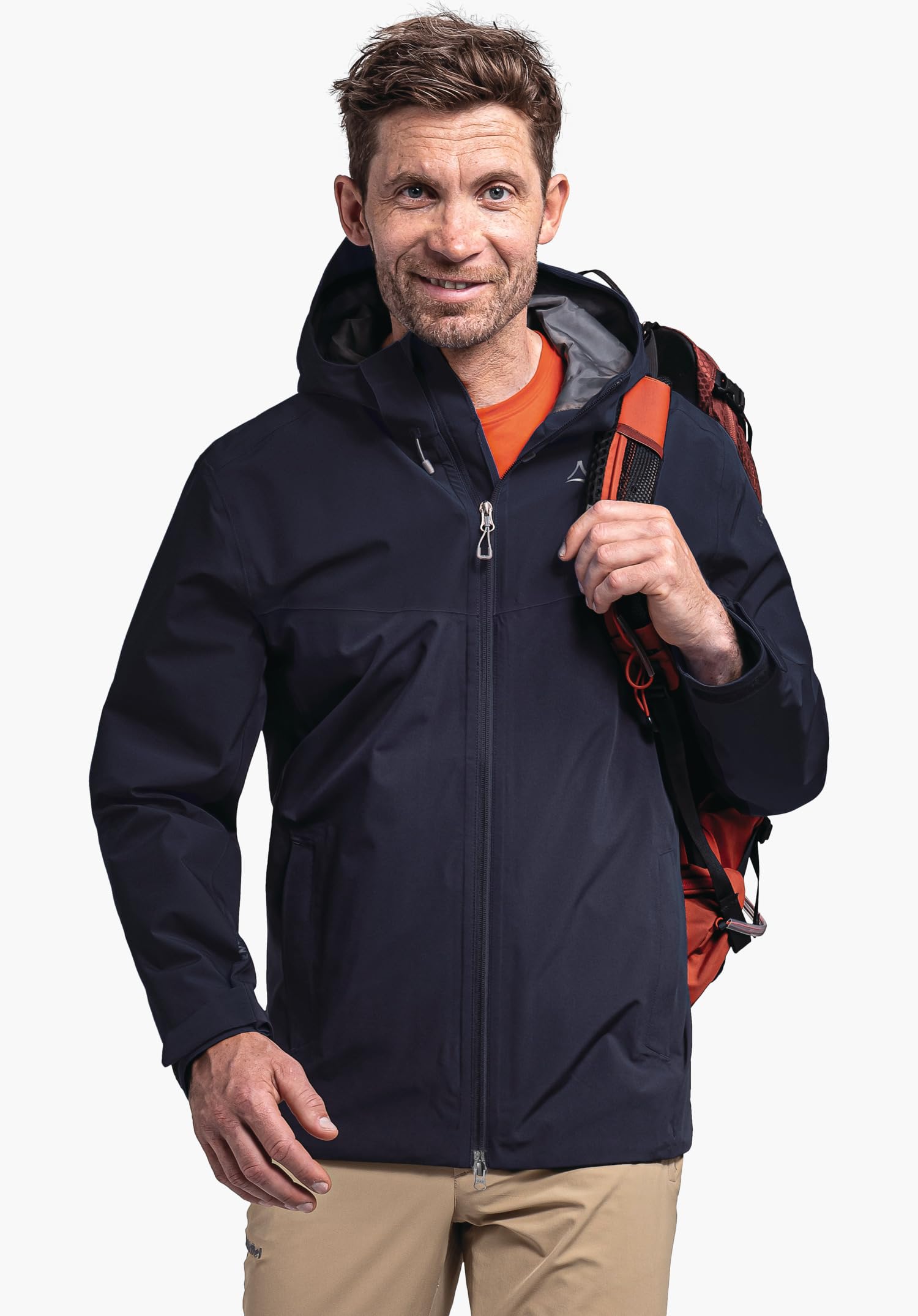 Schöffel Herren 2L Jacket Ankelspitz M, bequeme Outdoor Jacke, wasserdicht & atmungsaktiv, Regenjacke aus elastischem Venturi Material, praktische Innentasche