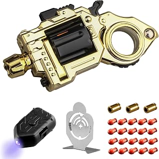 SKEDC Fidget Toys Adults, Alloy Fidget Slider Fidget Clicker Fidget Spinner, Executive Desk Toy for Keep Focus & Relief Stress, Cool Gadgets for Men (Gold)